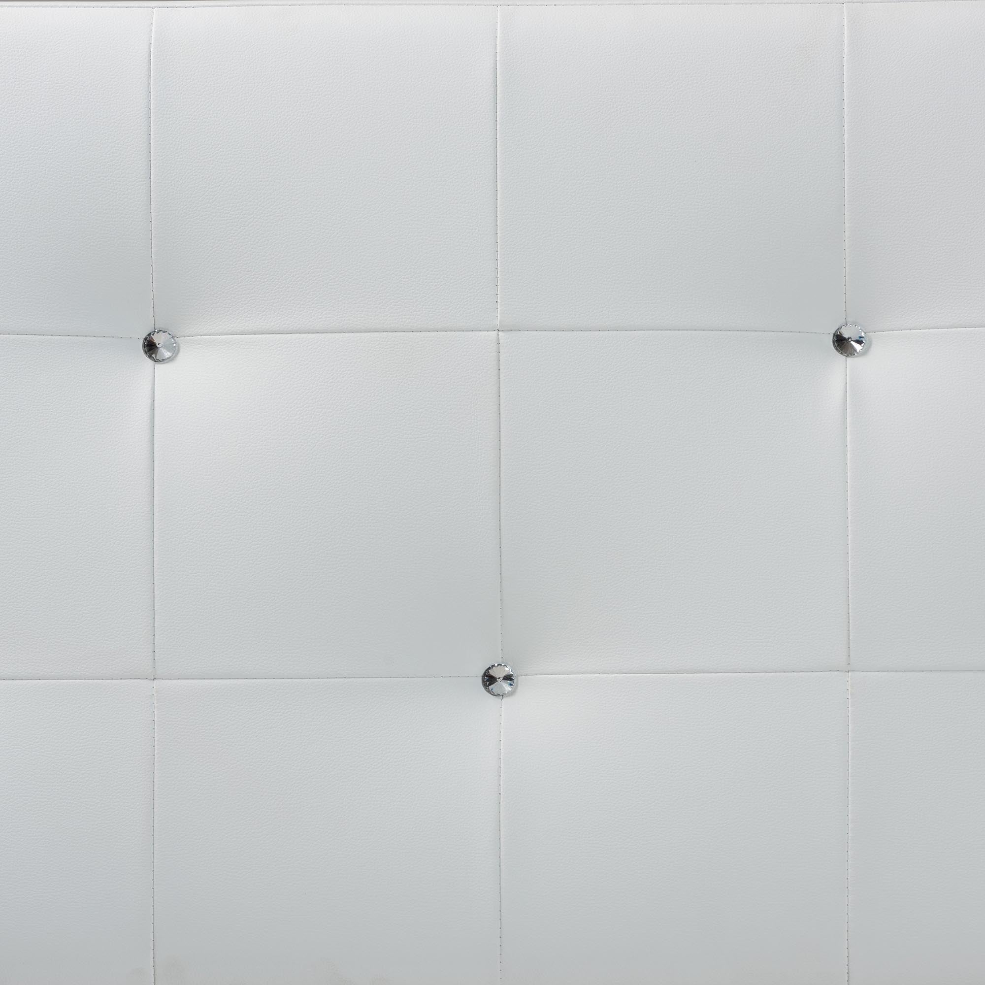 Dalini Modern and Contemporary Faux Leather Headboard