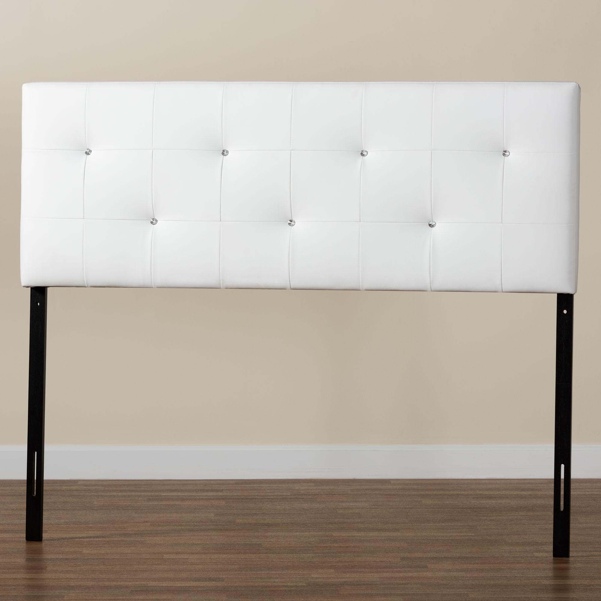 Dalini Modern and Contemporary Faux Leather Headboard