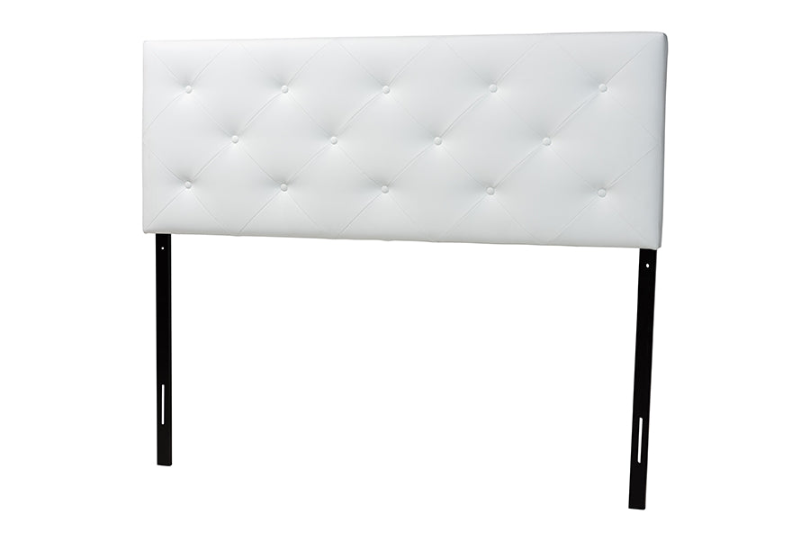 Baltimore Modern and Contemporary Faux Leather Upholstered Headboard