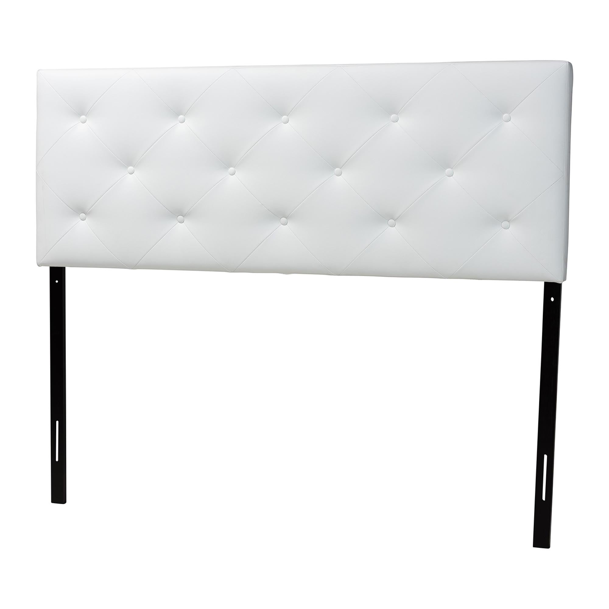 Baltimore Modern and Contemporary Faux Leather Upholstered Headboard