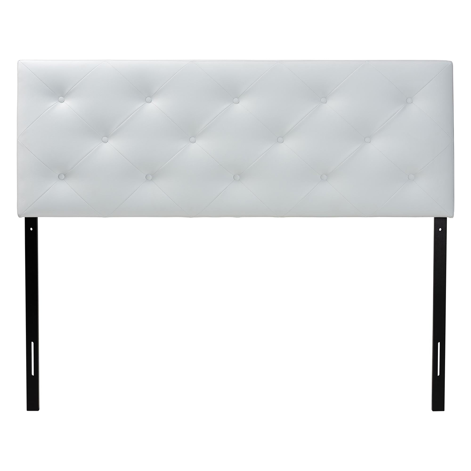 Baltimore Modern and Contemporary Faux Leather Upholstered Headboard