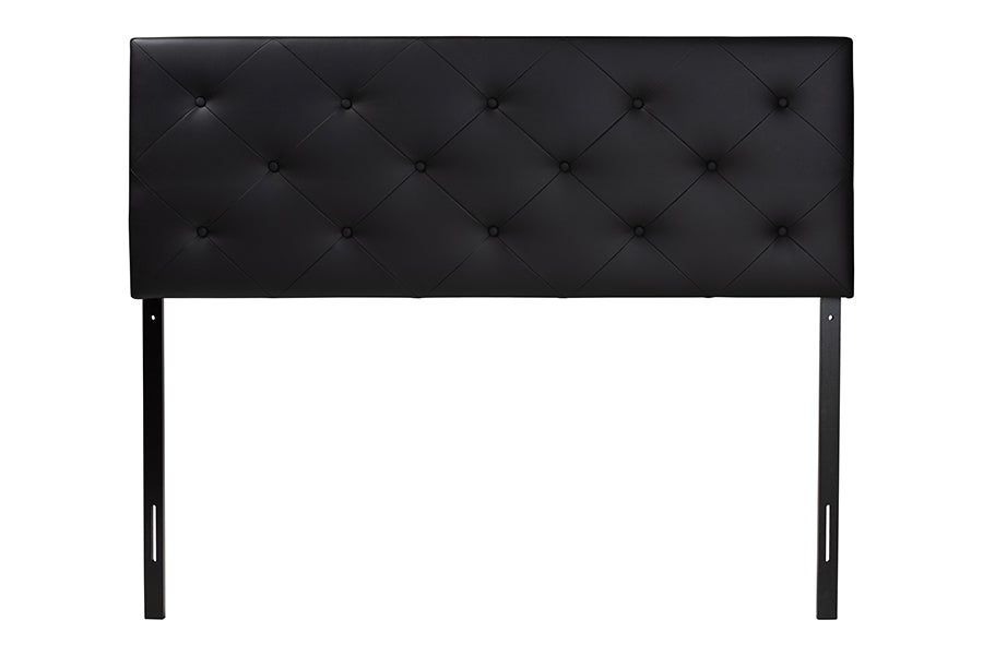 Baltimore Modern and Contemporary Faux Leather Upholstered Headboard
