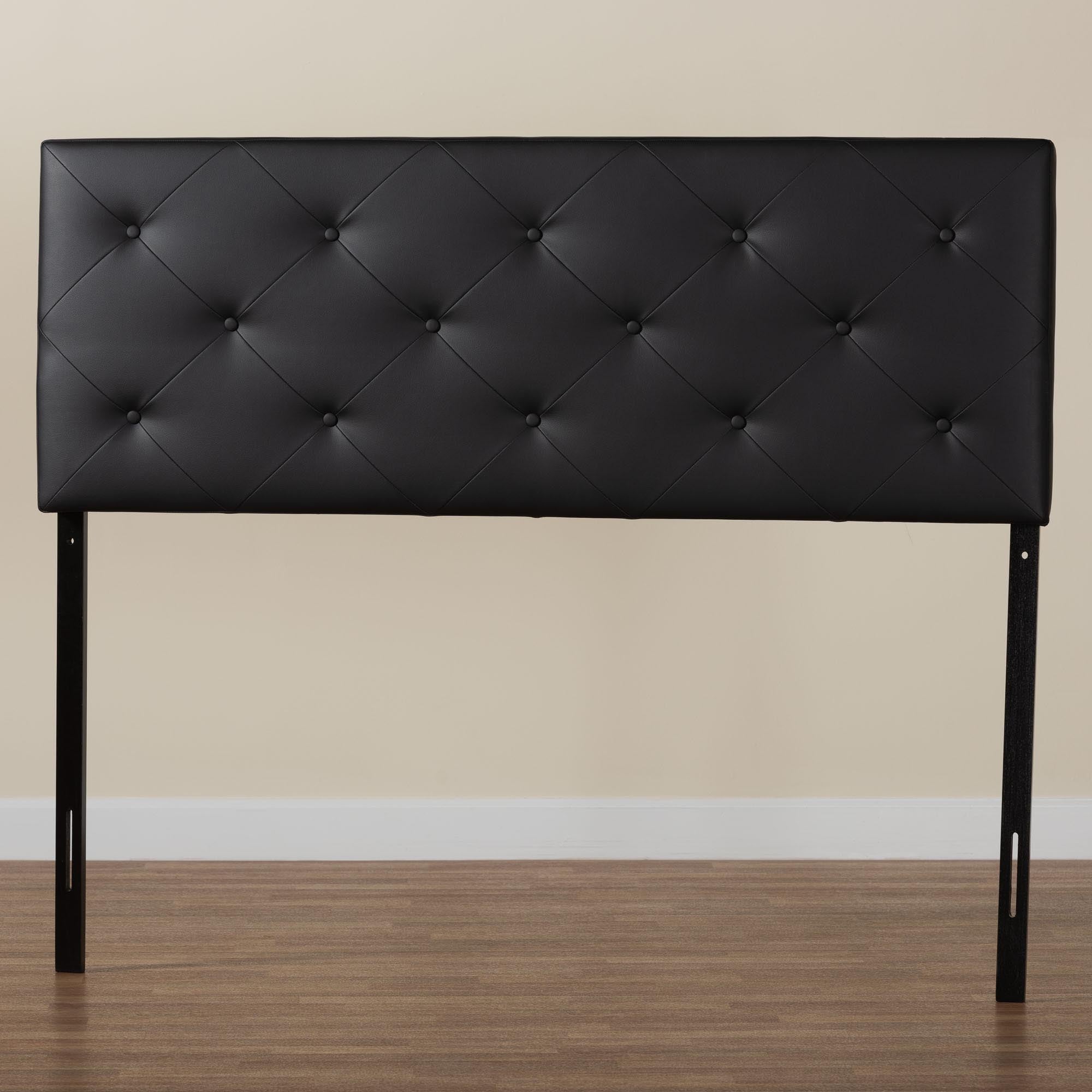 Baltimore Modern and Contemporary Faux Leather Upholstered Headboard