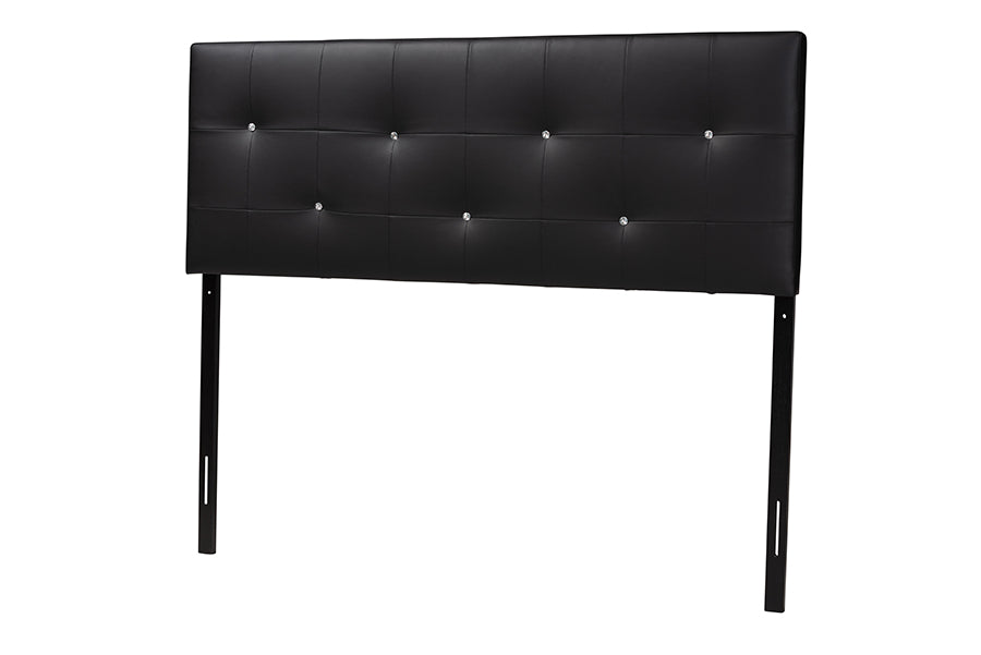 Dalini Modern and Contemporary Faux Leather Headboard