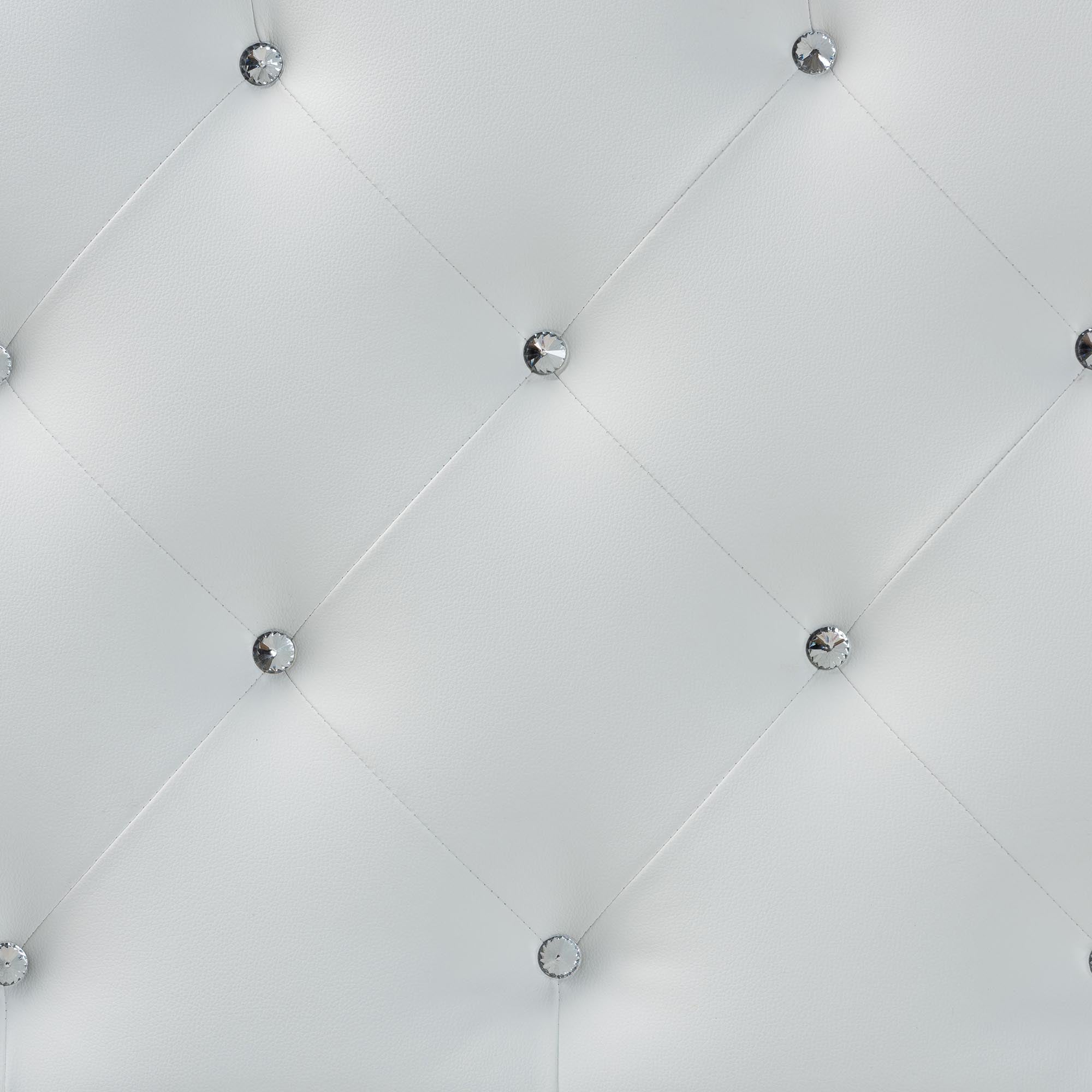 Rita Modern and Contemporary Faux Leather Upholstered Button-Tufted Scalloped Headboard