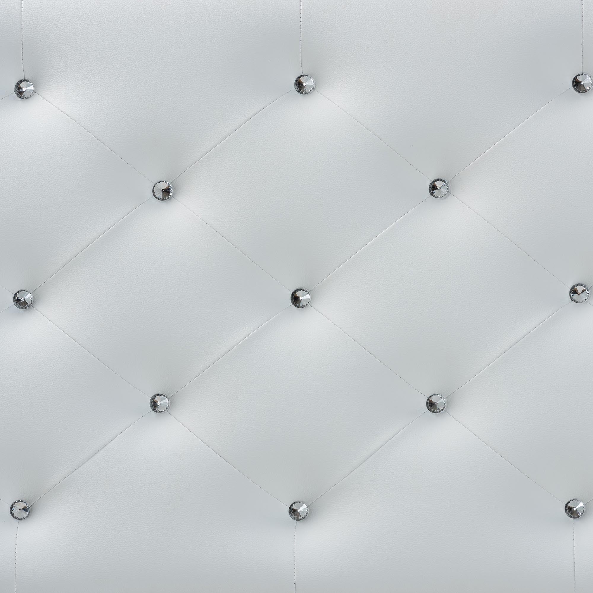 Viviana Modern and Contemporary Faux Leather Upholstered Button-Tufted Headboard