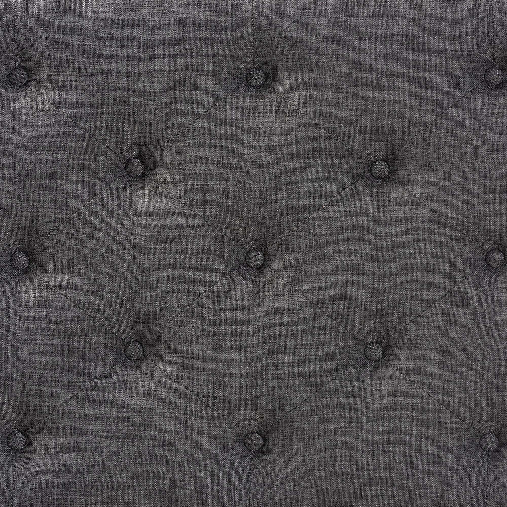 Viviana Modern and Contemporary Fabric Upholstered Button-Tufted Headboard