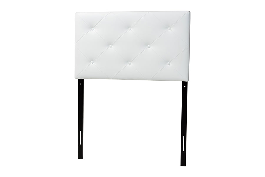 Baltimore Modern and Contemporary Faux Leather Upholstered Headboard