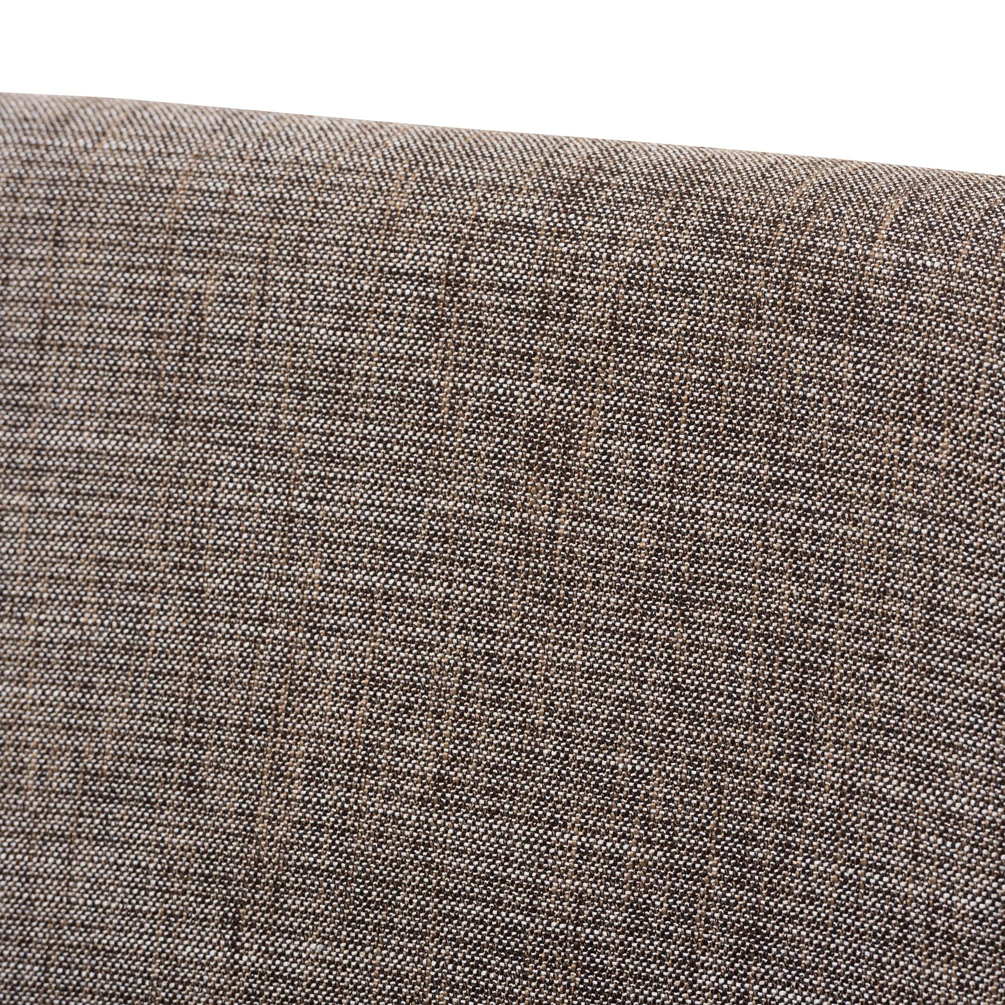 Nexus Mid-Century Modern Gravel Fabric Upholstered and Finished Wood 5-Piece Dining Set