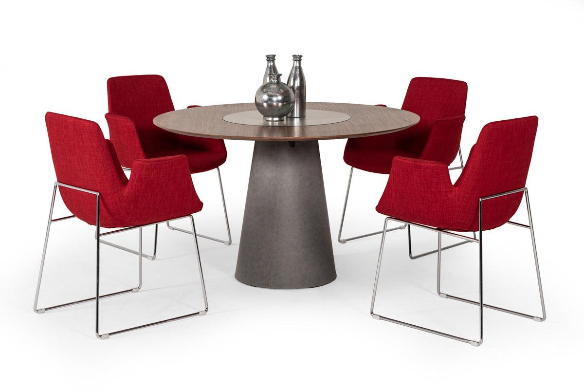 Modrest Altair MidCentury Fabric Dining Chair