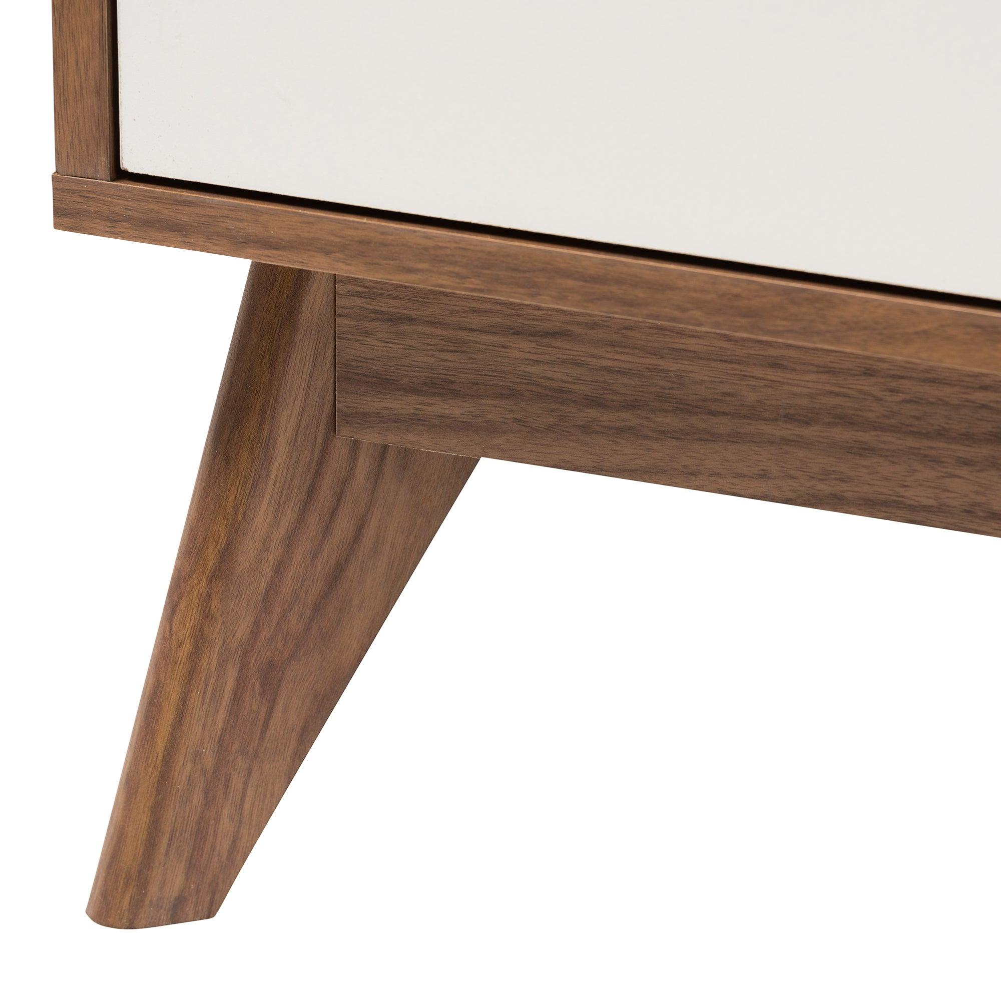 Calypso Mid-Century Modern Two-Tone and Finished Wood 3-Piece Storage Set