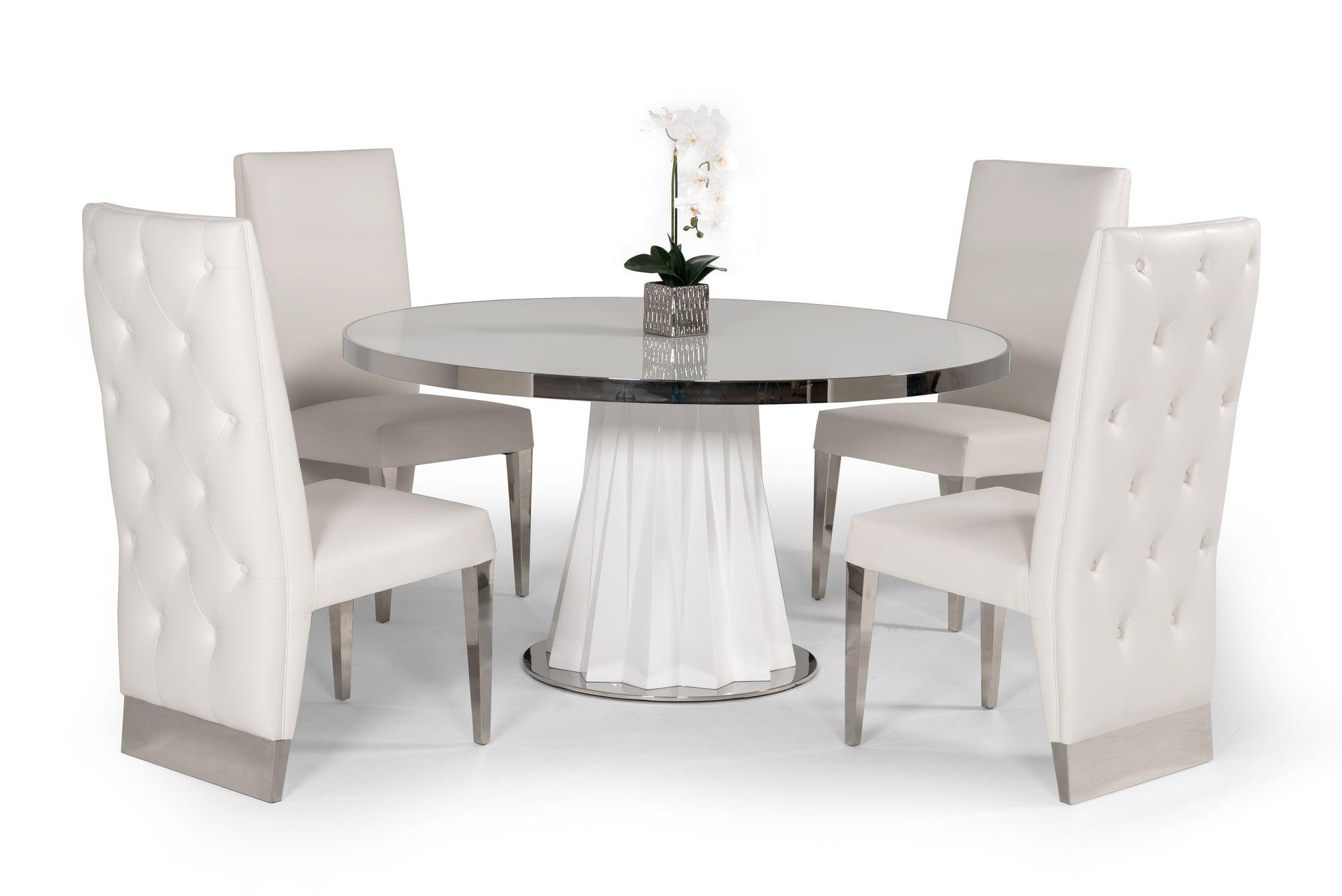 Modrest Cabaret Modern Round Dining Table
