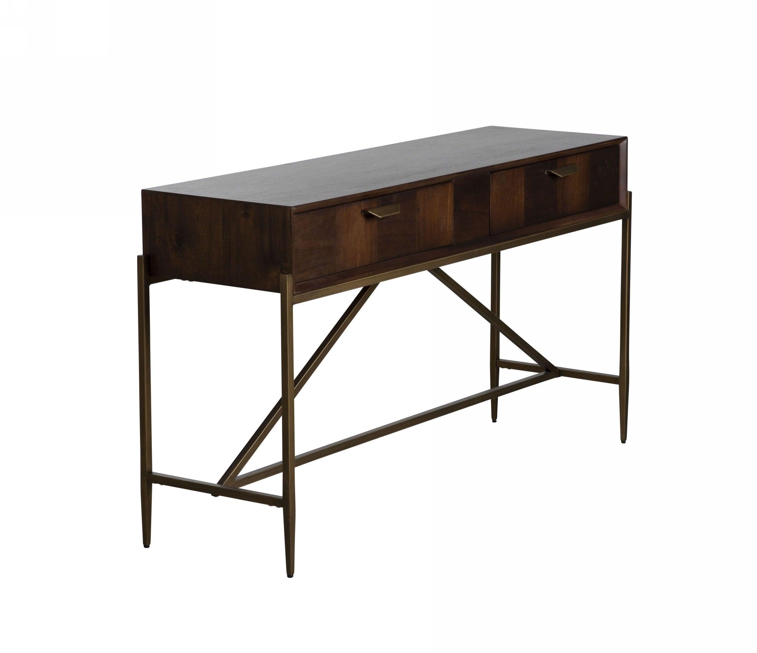 Shane Modern Acacia Console Table