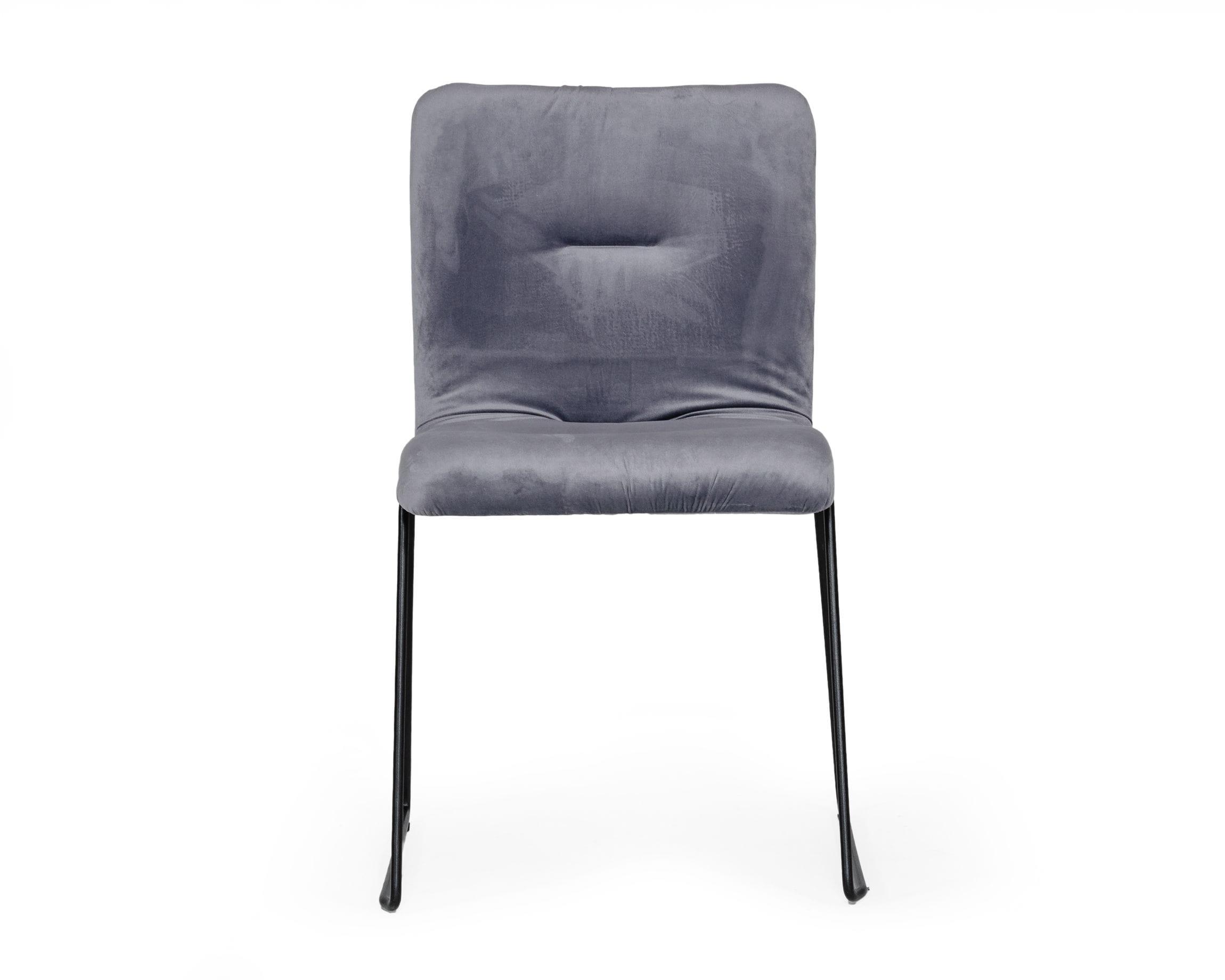 Modrest Yannis Modern Fabric Dining Chair (Set of 2)