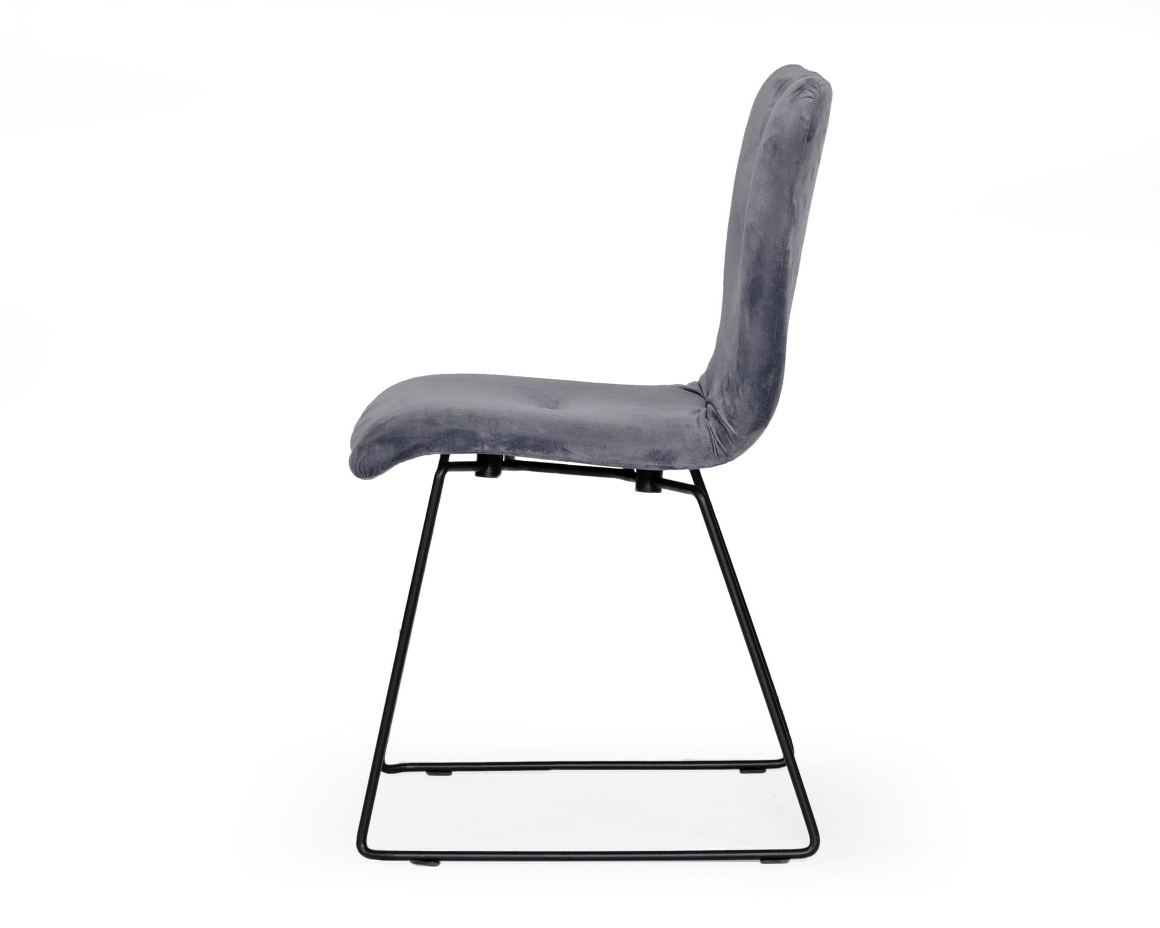 Modrest Yannis Modern Fabric Dining Chair (Set of 2)