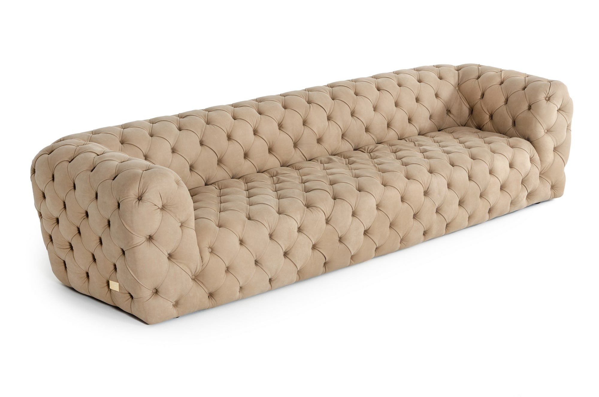 Ellington Italian Nubuck Leather 4 Seater Sofa