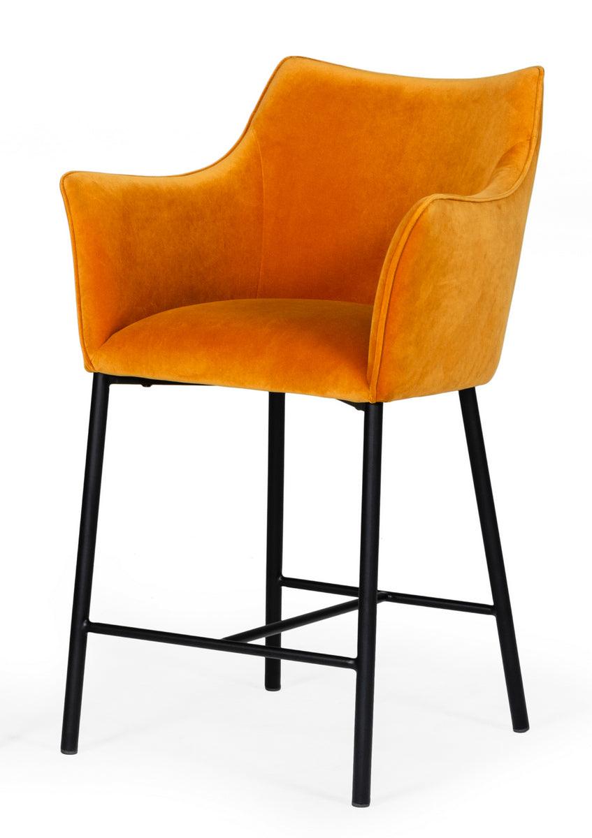 Modrest Exodus Modern Velvet Counter Stool