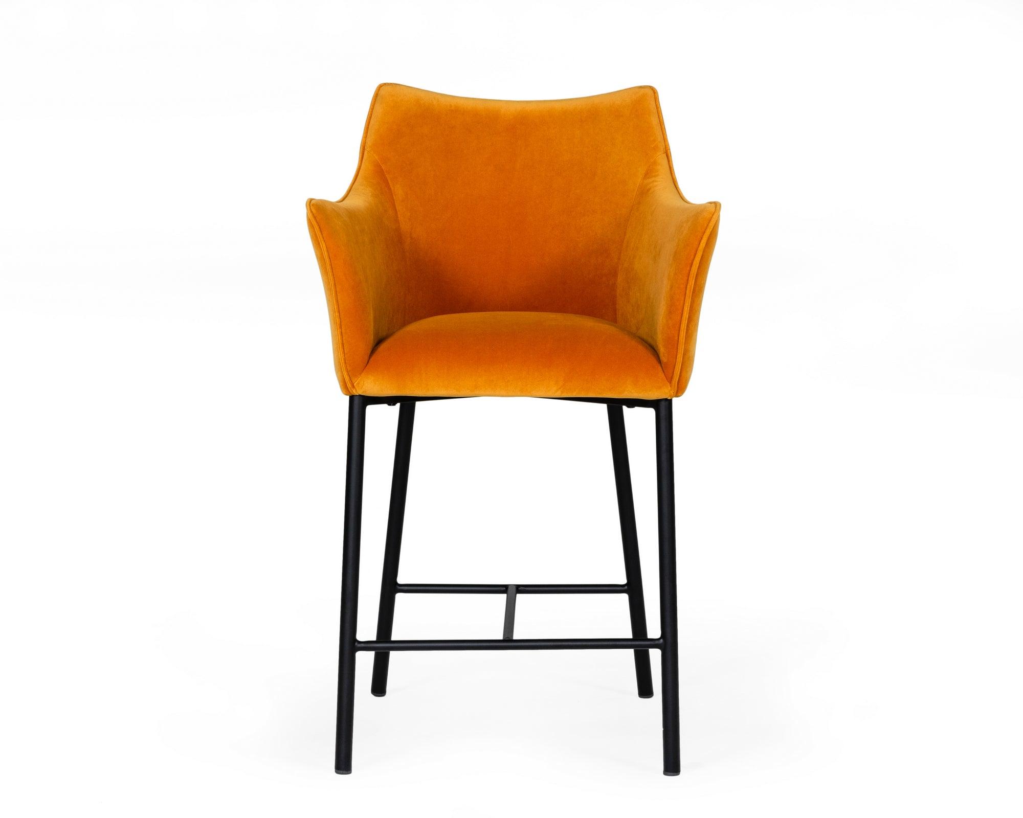 Modrest Exodus Modern Velvet Counter Stool
