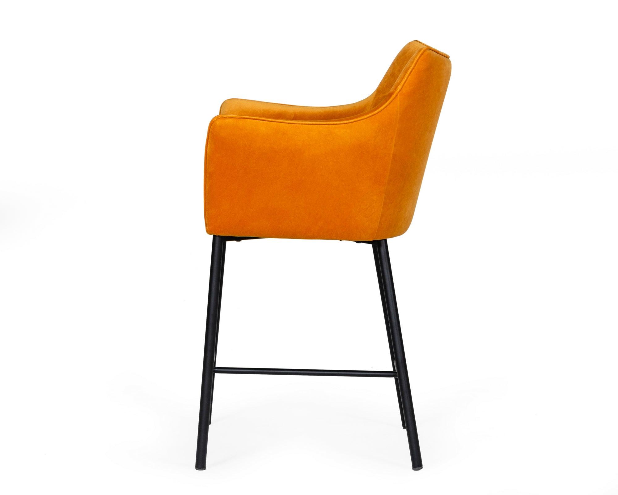Modrest Exodus Modern Velvet Counter Stool