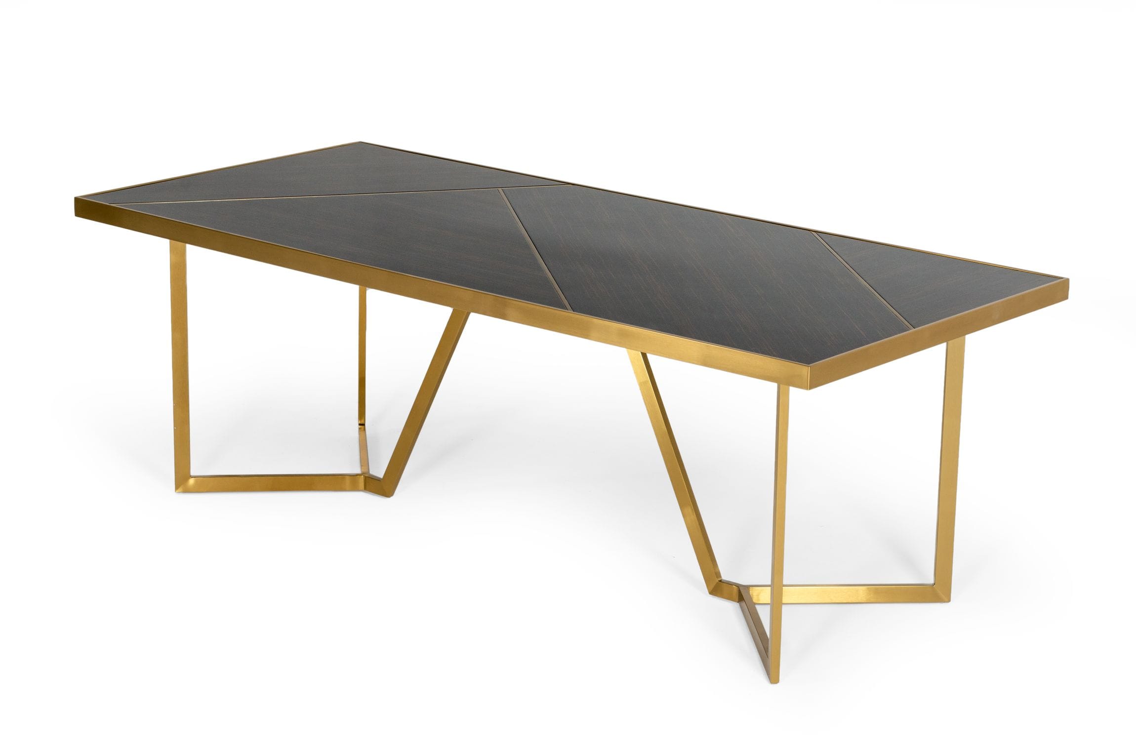 Nolte Glam Zebrawood and Dining Table