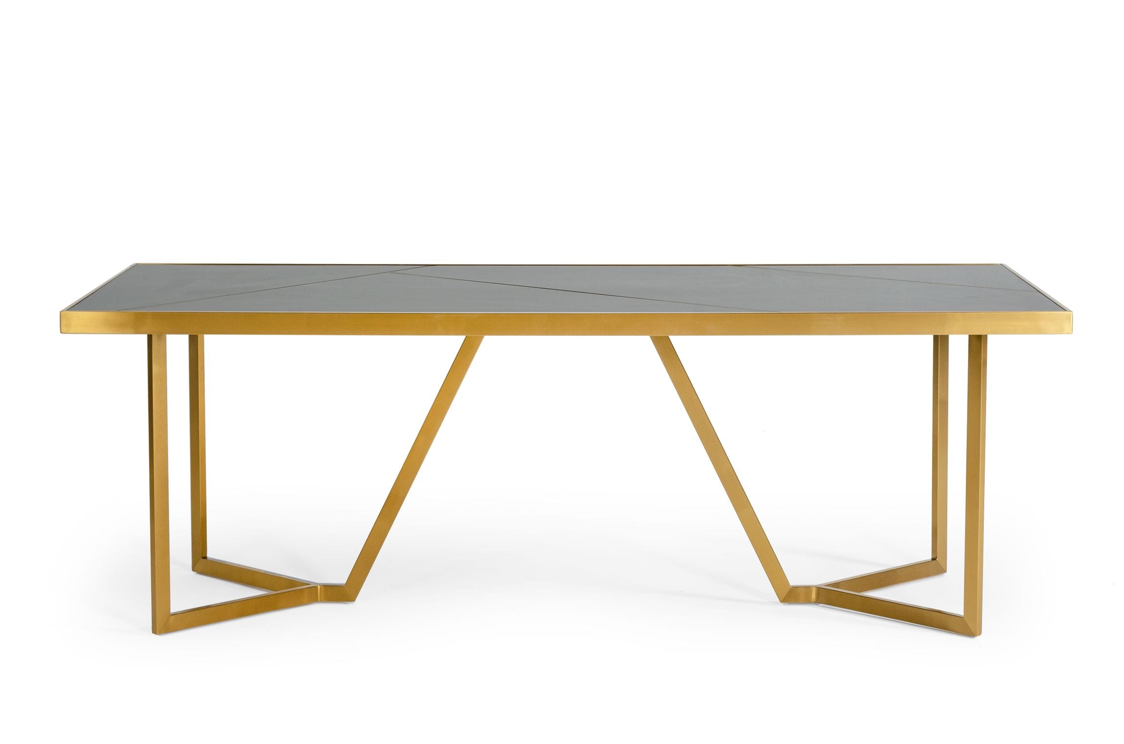 Nolte Glam Zebrawood and Dining Table