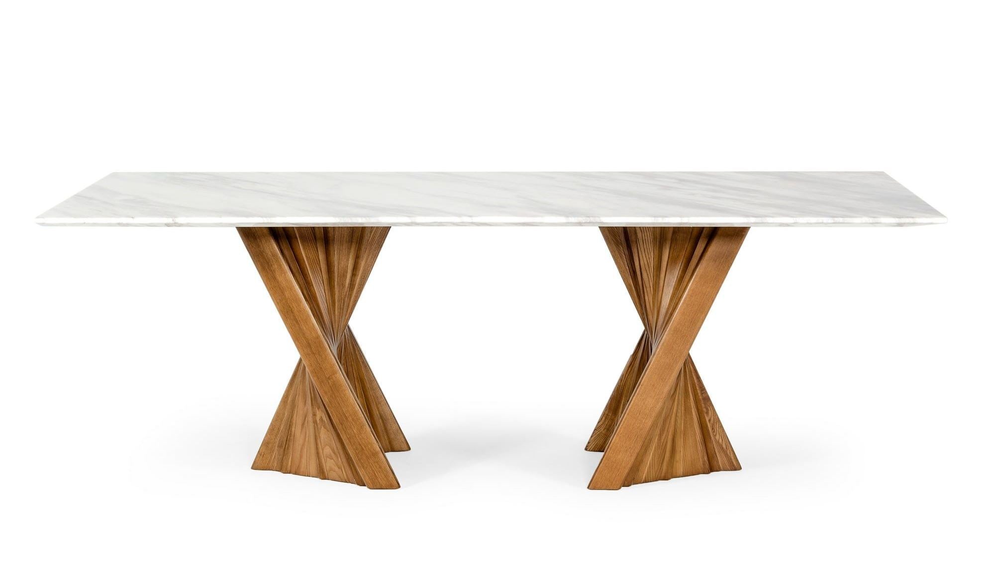 Cadence Modern Marble Dining Table