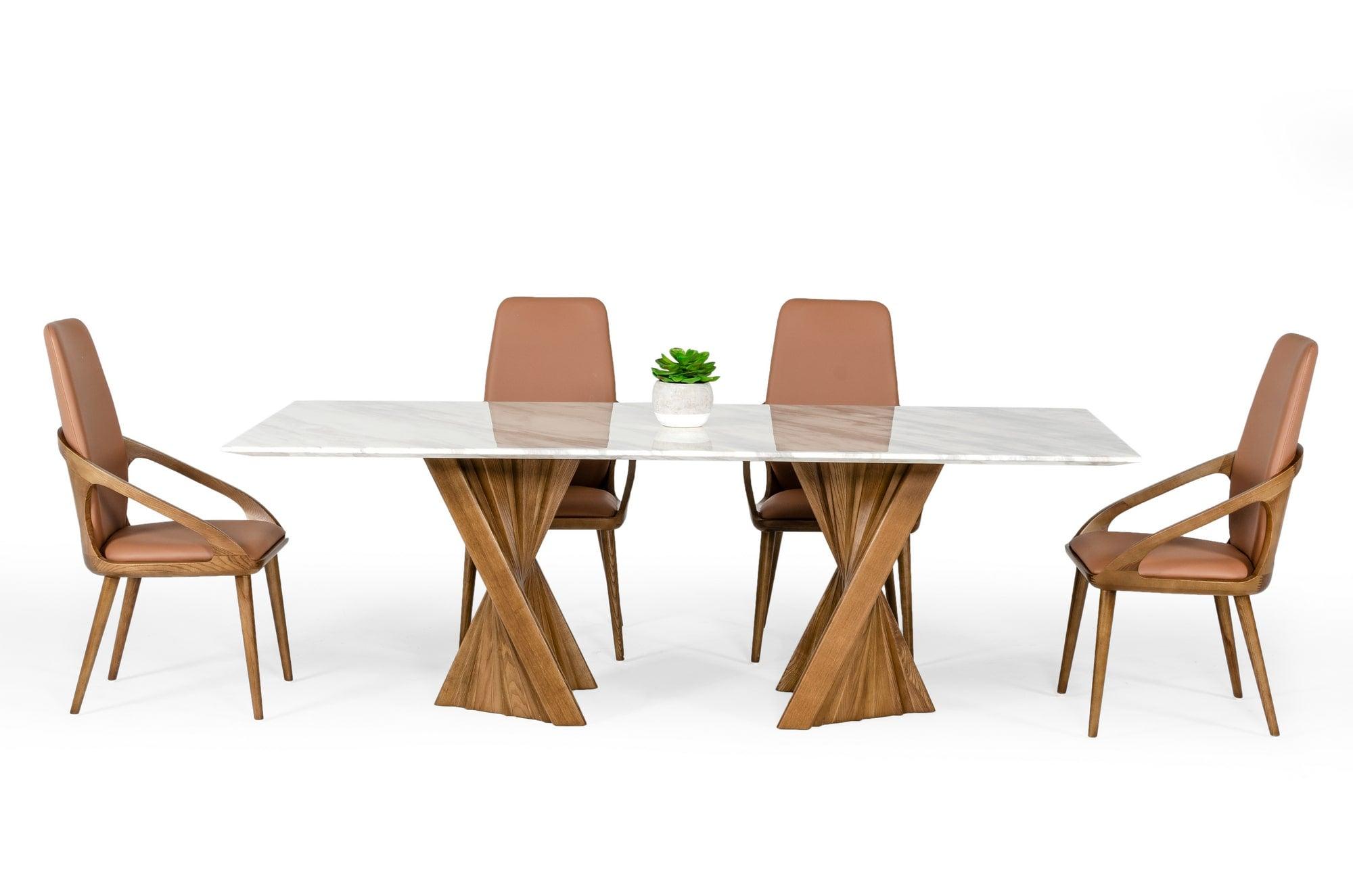 Cadence Modern Marble Dining Table