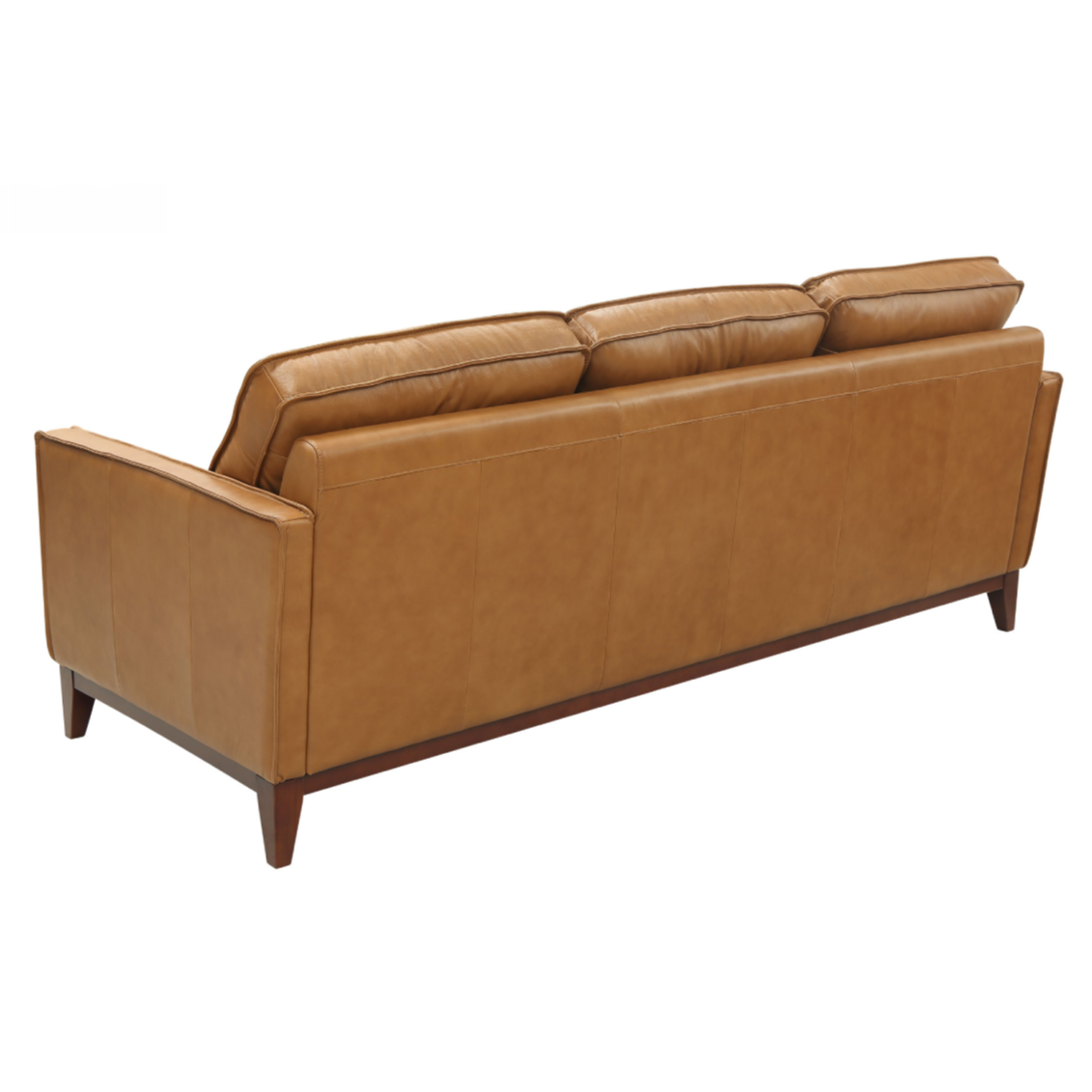 Naylor Modern Italian Leather Split Sofa