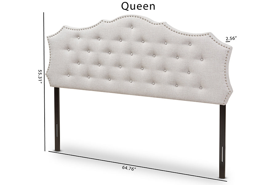 Aurora Modern and Contemporary Fabric Headboard
