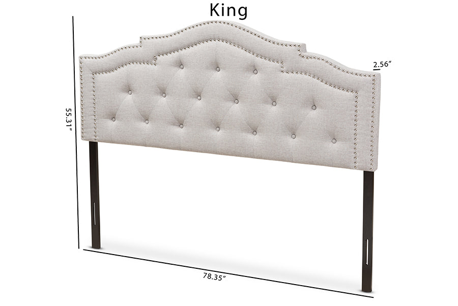 Edith Modern and Contemporary Fabric Headboard