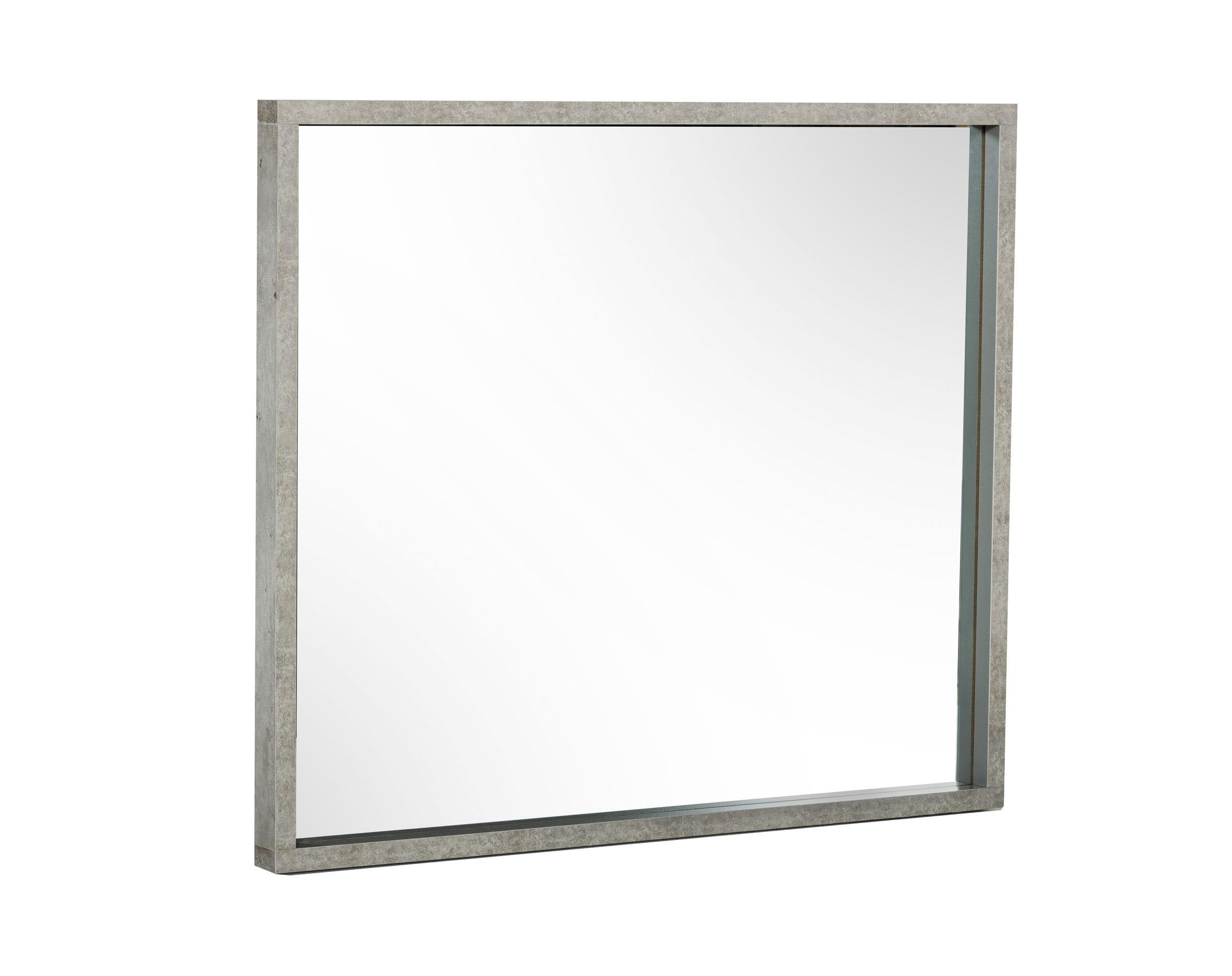 Nova Domus Boston Modern Faux Concrete Mirror