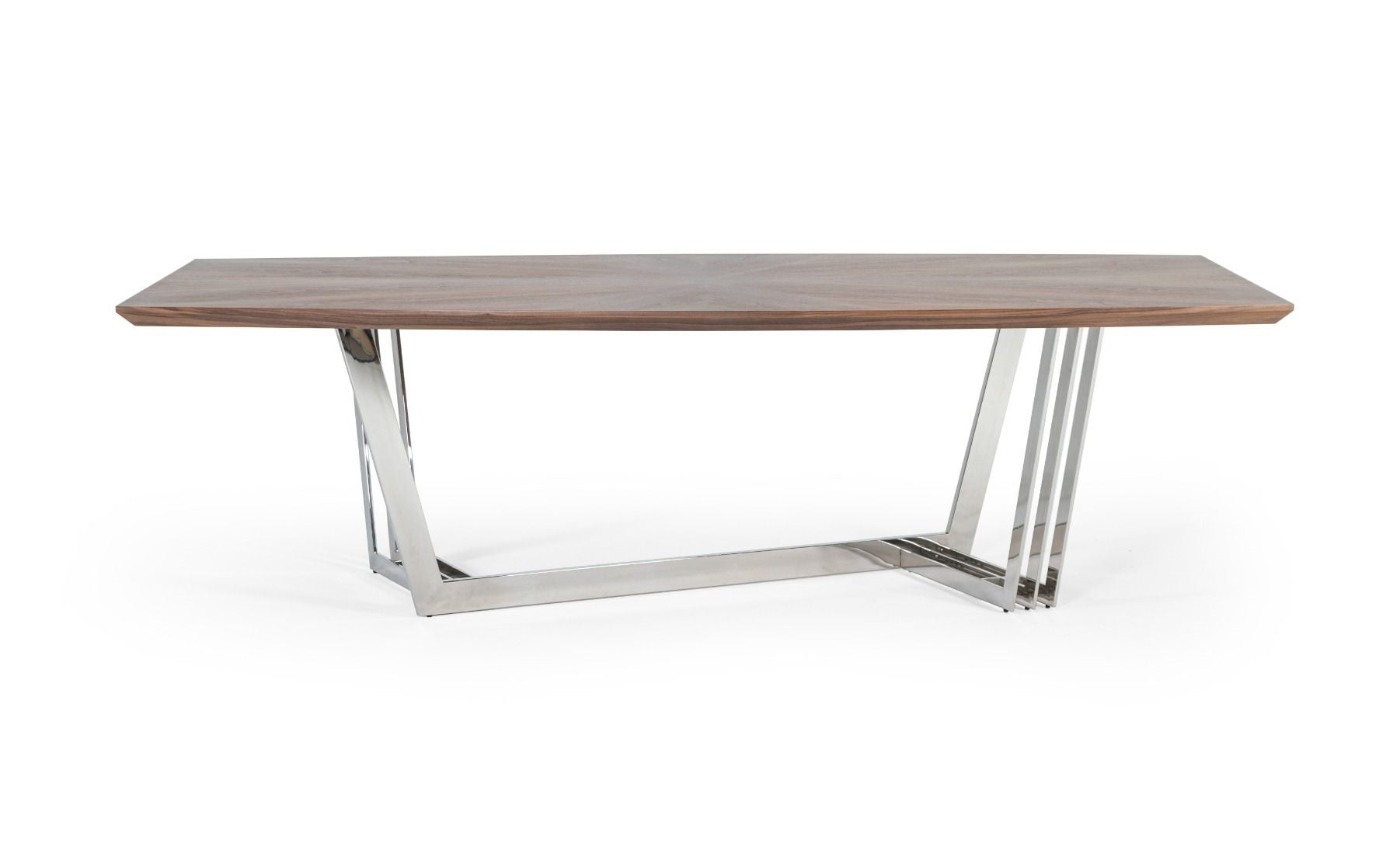 Modrest Gilroy Modern Stainless Steel Dining Table