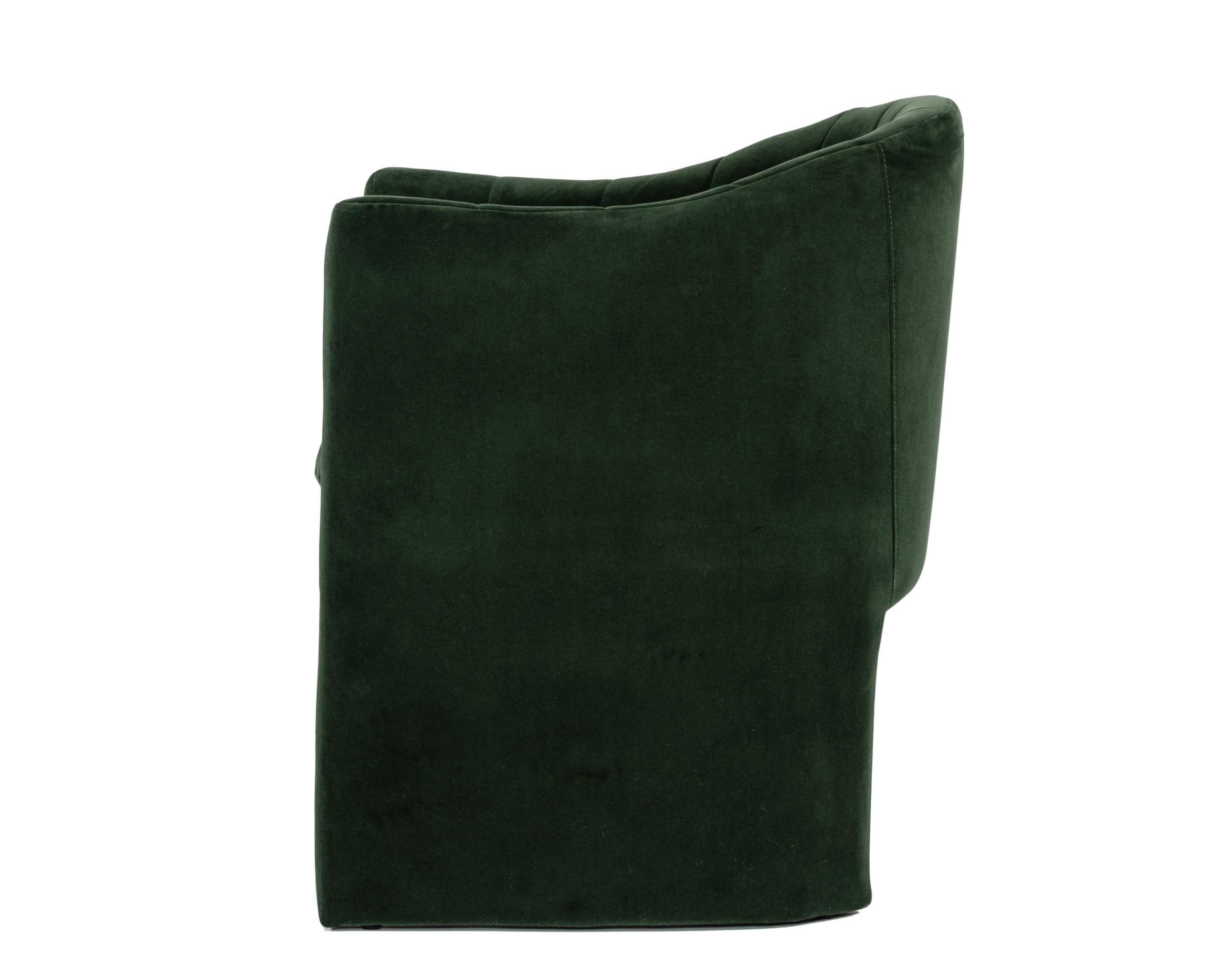 Modrest Danube Modern Jade Fabric Dining Chair
