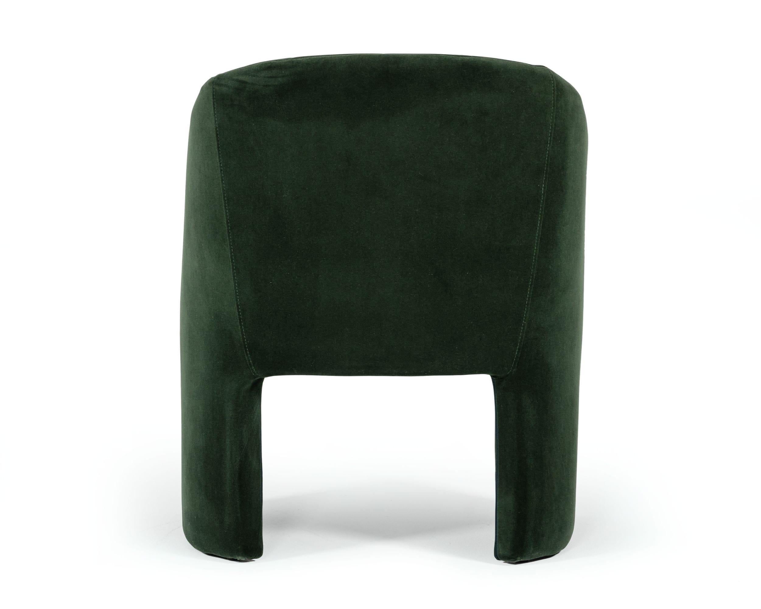 Modrest Danube Modern Jade Fabric Dining Chair