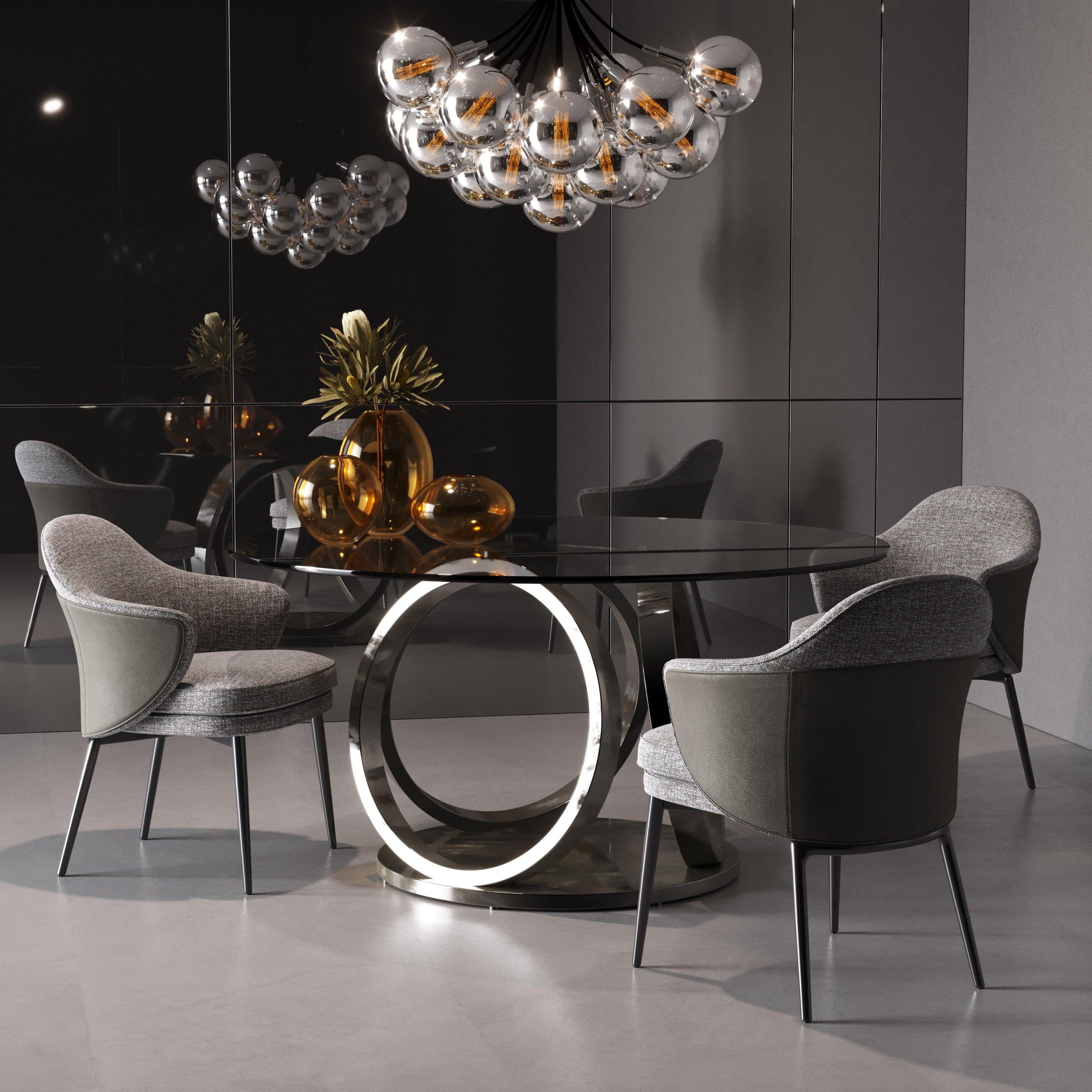 Modrest Cora Modern Fabric Leatherette Dining Chair