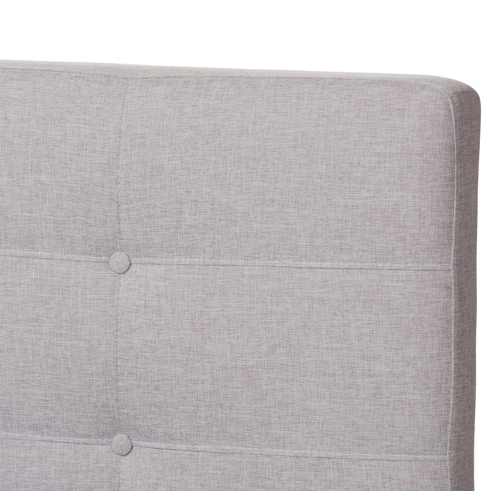 Valencia Mid-Century Modern Fabric Platform Bed