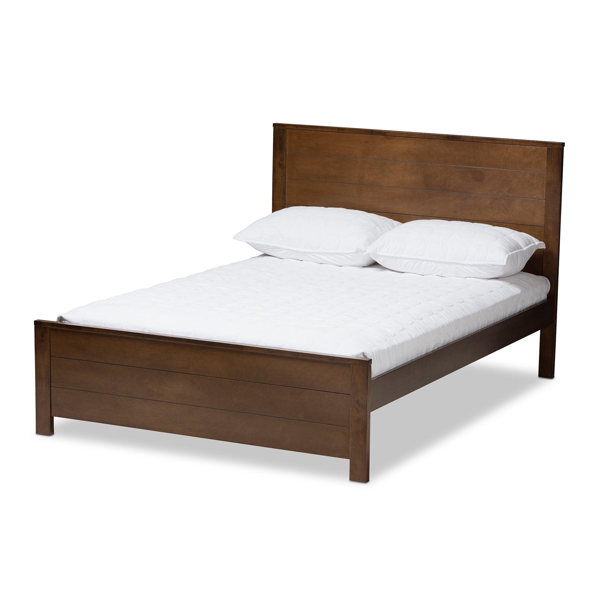 Catalina Modern Classic Mission Style -Finished Wood Platform Bed