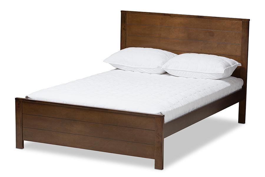 Catalina Modern Classic Mission Style -Finished Wood Platform Bed