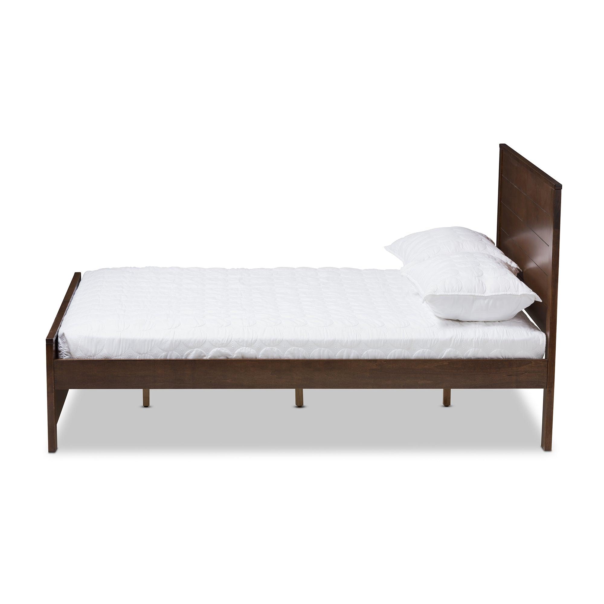 Catalina Modern Classic Mission Style -Finished Wood Platform Bed