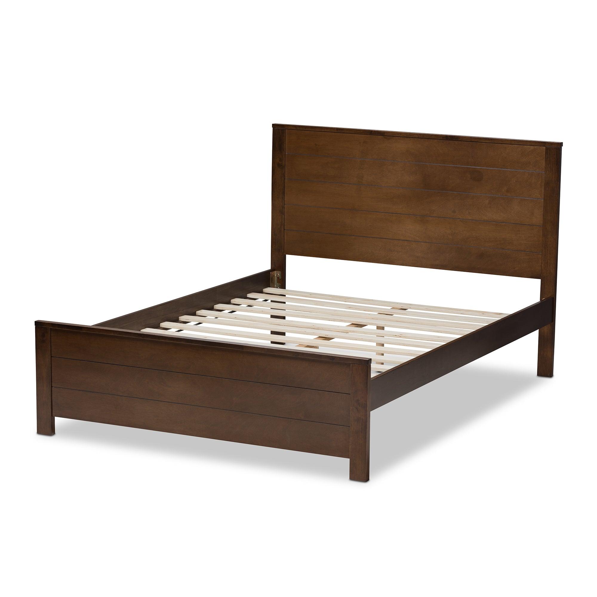 Catalina Modern Classic Mission Style -Finished Wood Platform Bed