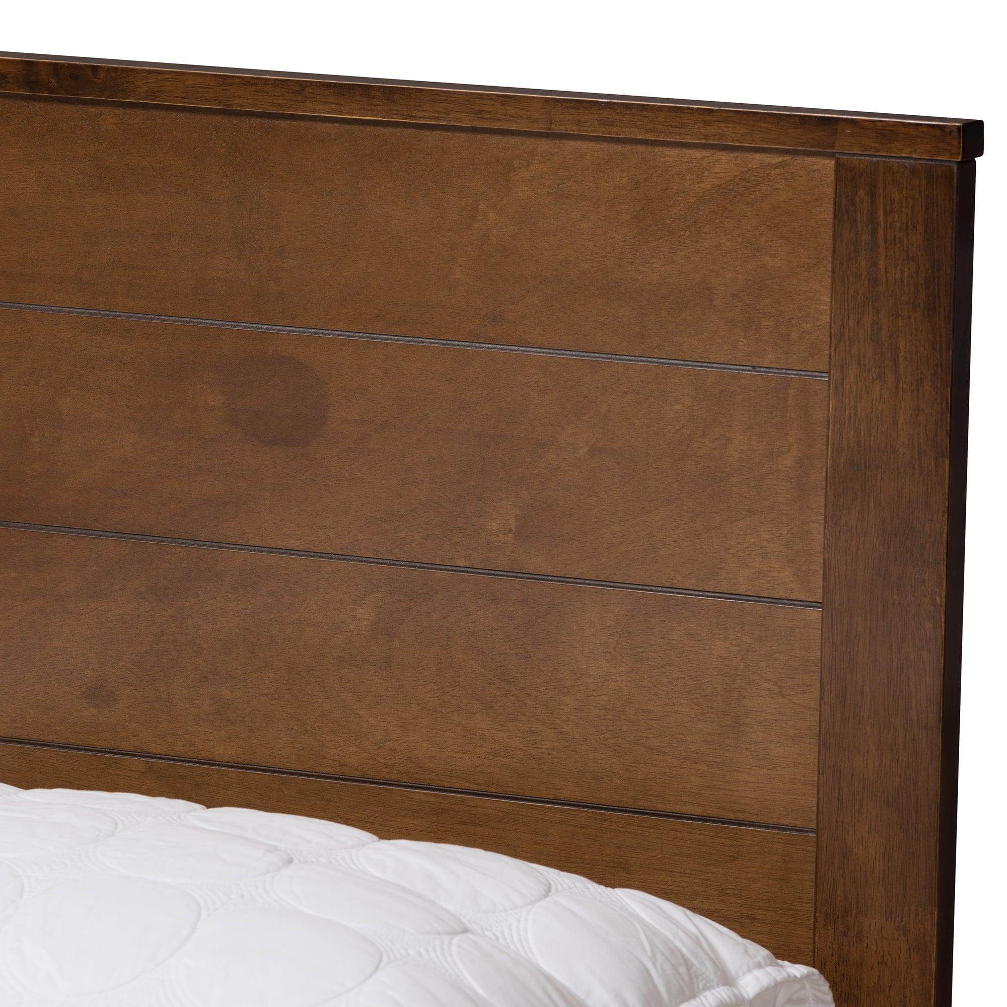 Catalina Modern Classic Mission Style -Finished Wood Platform Bed