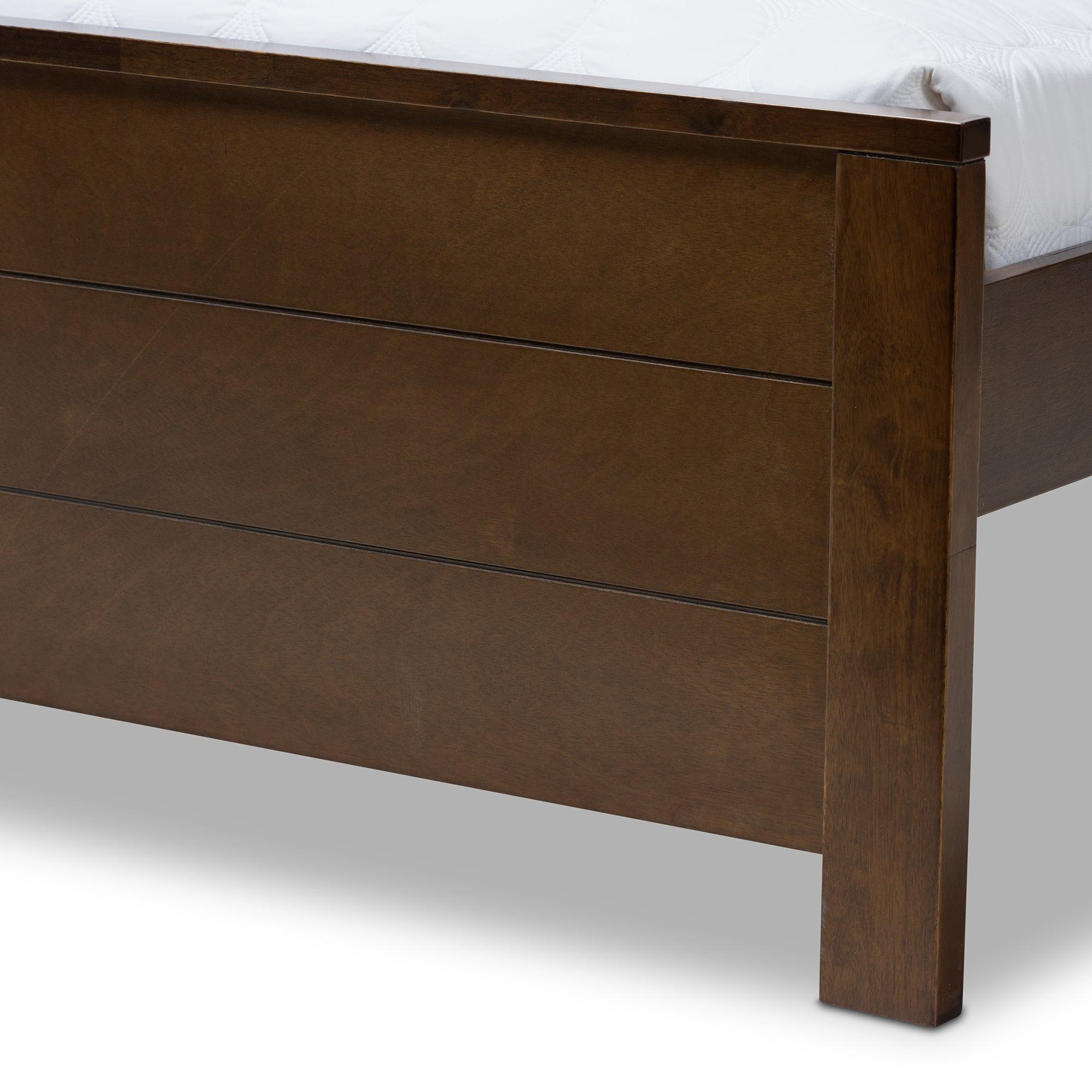 Catalina Modern Classic Mission Style -Finished Wood Platform Bed