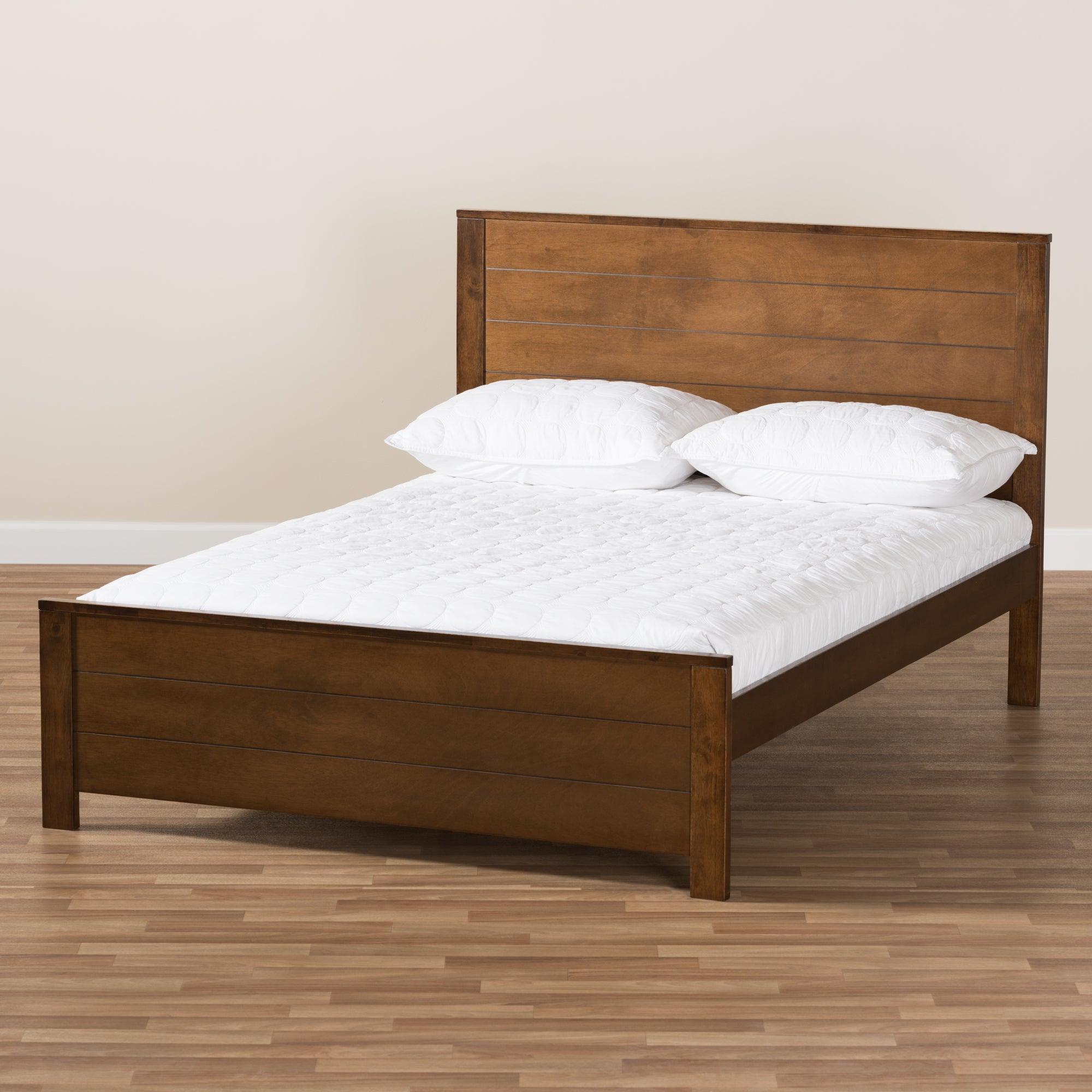 Catalina Modern Classic Mission Style -Finished Wood Platform Bed