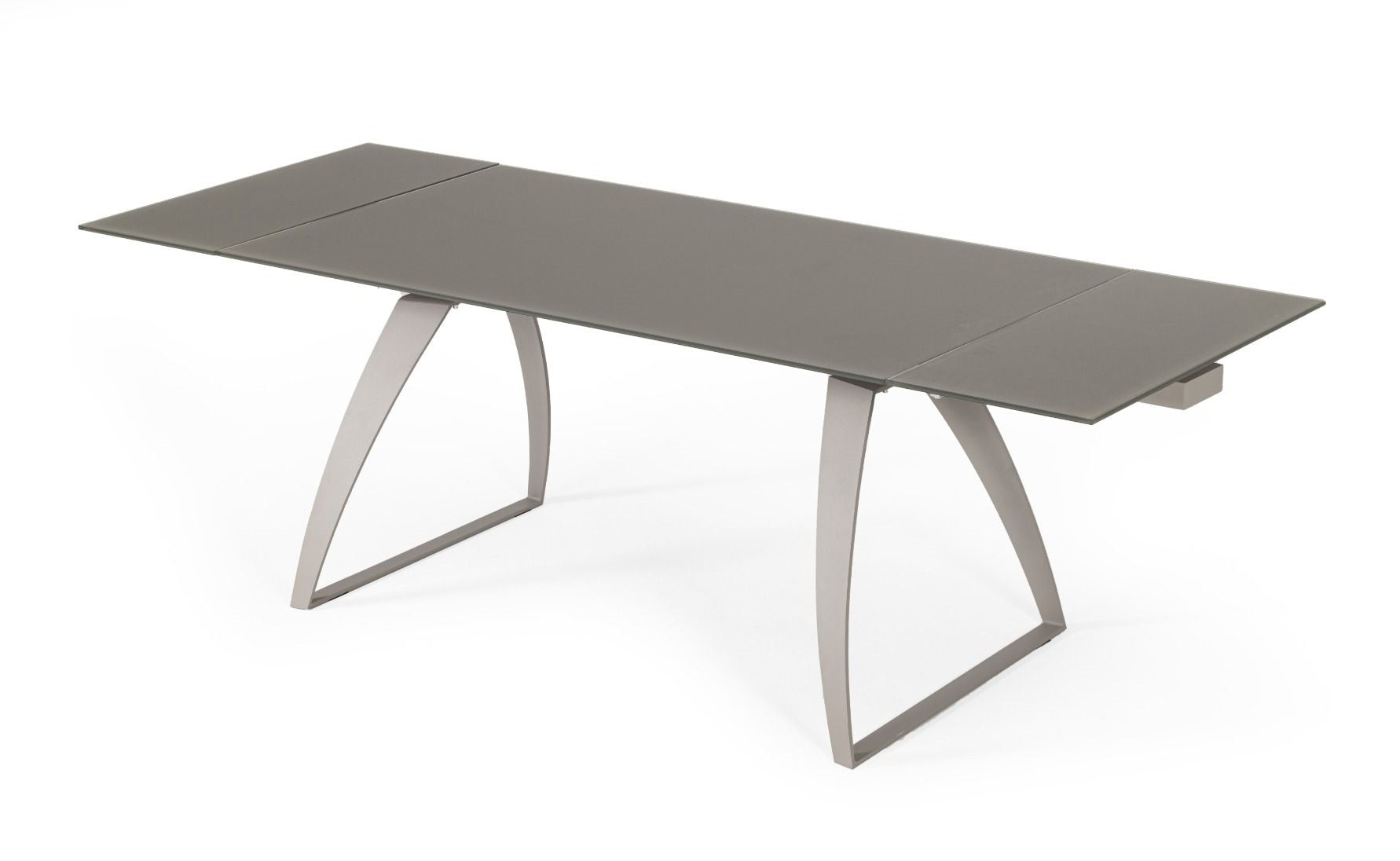 Pittson Modern Extendable Glass Dining Table