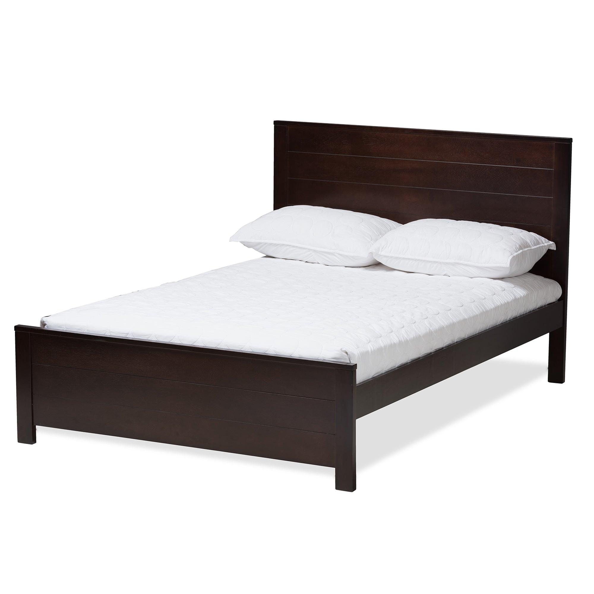 Catalina Modern Classic Mission Style -Finished Wood Platform Bed