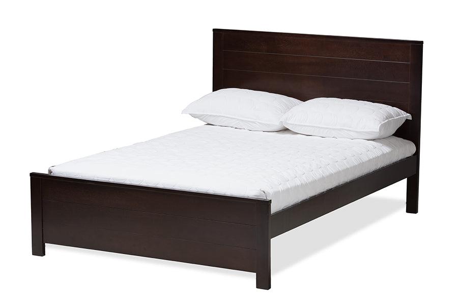 Catalina Modern Classic Mission Style -Finished Wood Platform Bed