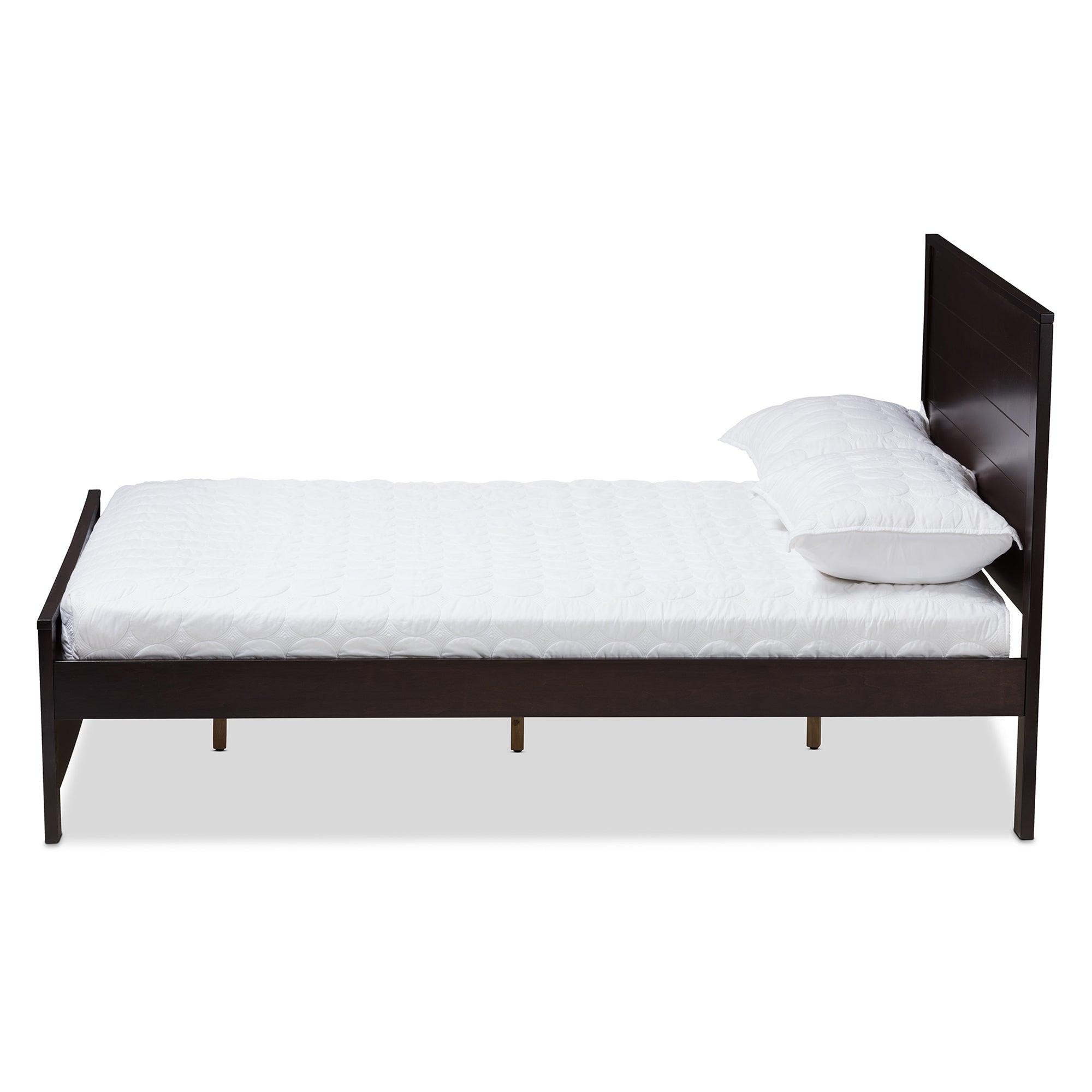 Catalina Modern Classic Mission Style -Finished Wood Platform Bed