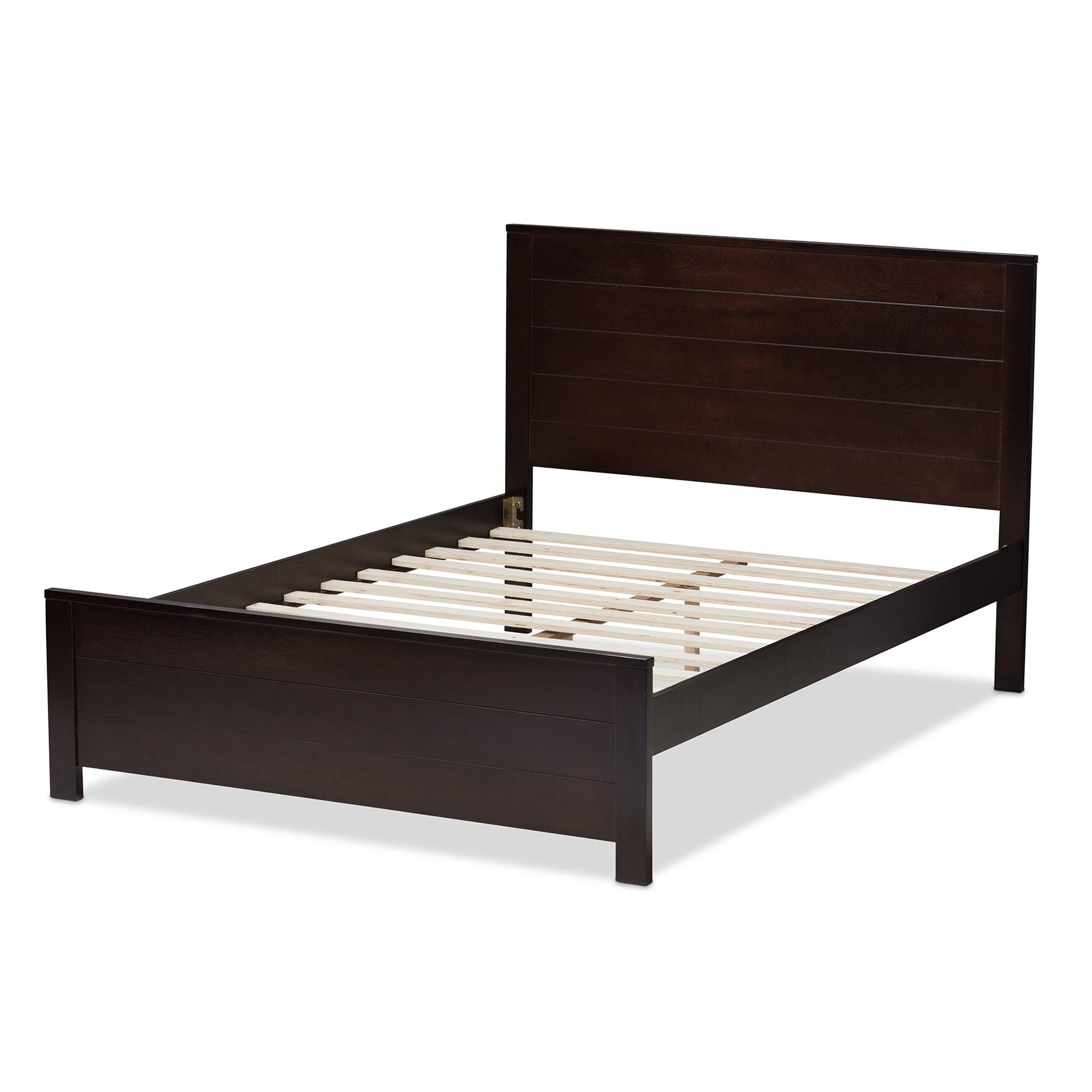 Catalina Modern Classic Mission Style -Finished Wood Platform Bed