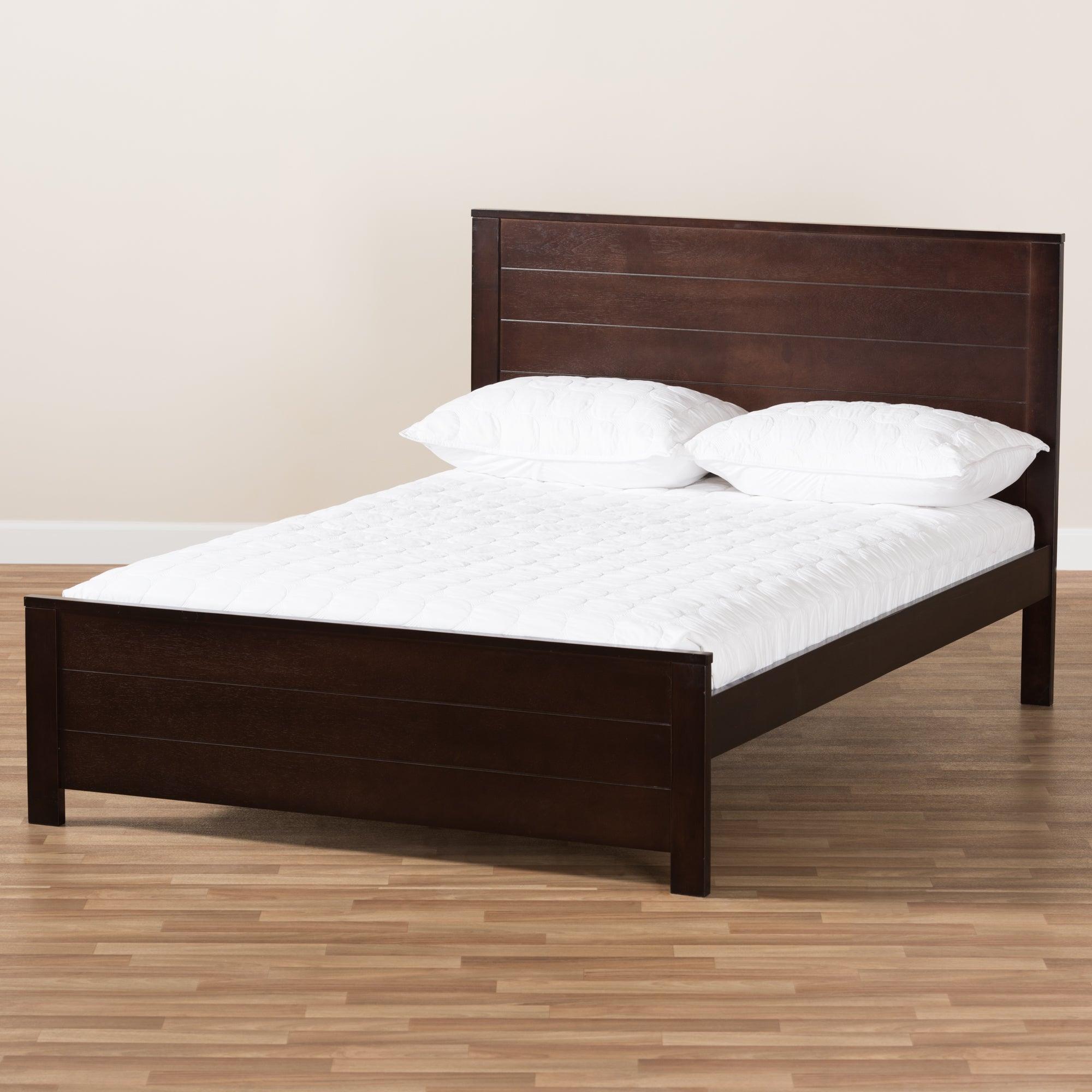 Catalina Modern Classic Mission Style -Finished Wood Platform Bed