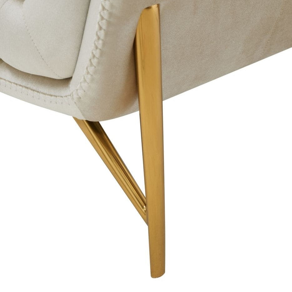 Stella Transitional Velvet Sofa